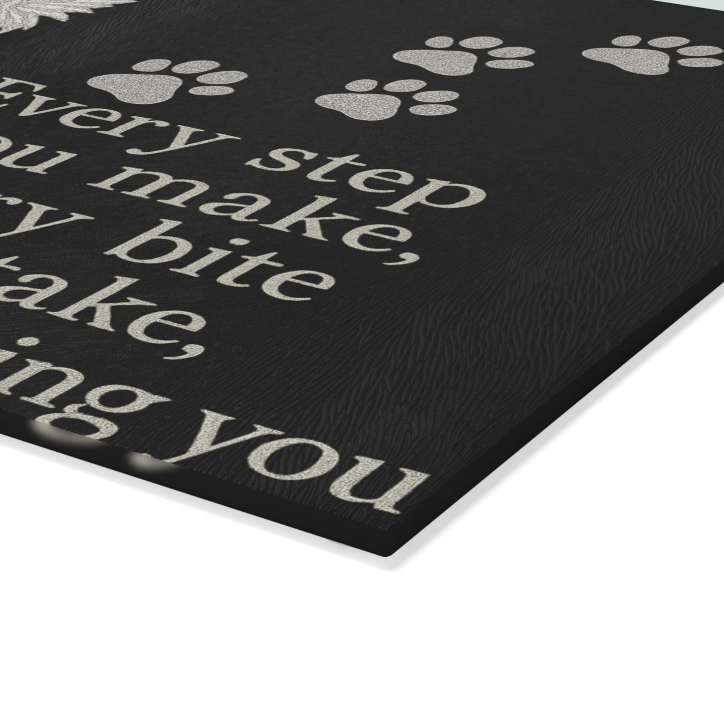 🐾👀 Yorkie Watching You Cutting Board – Playful Pup Charm for Your Kitchen 🍴✨
