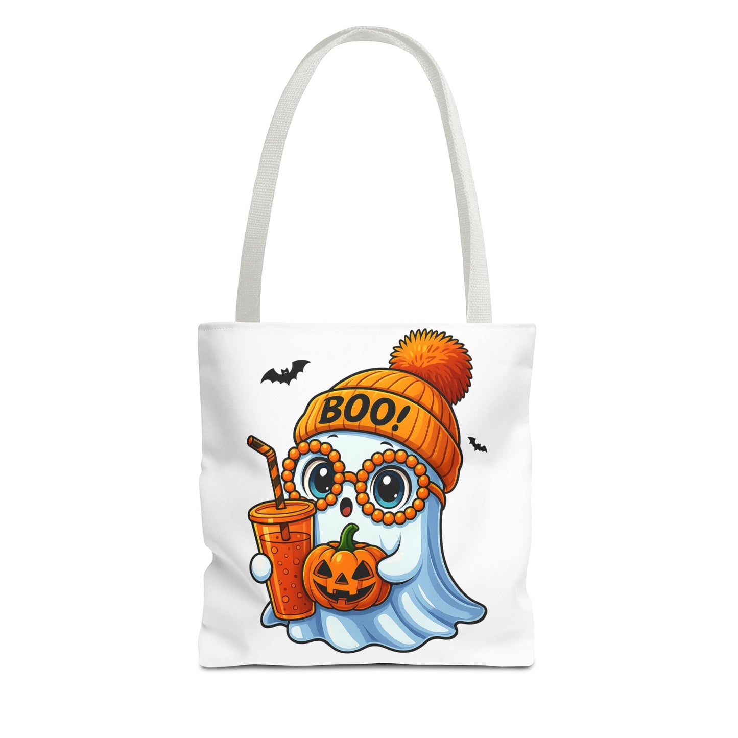 👻 Boo-tiful Ghost Tote Bag – Spooky Cute Halloween Vibes 🎃👜