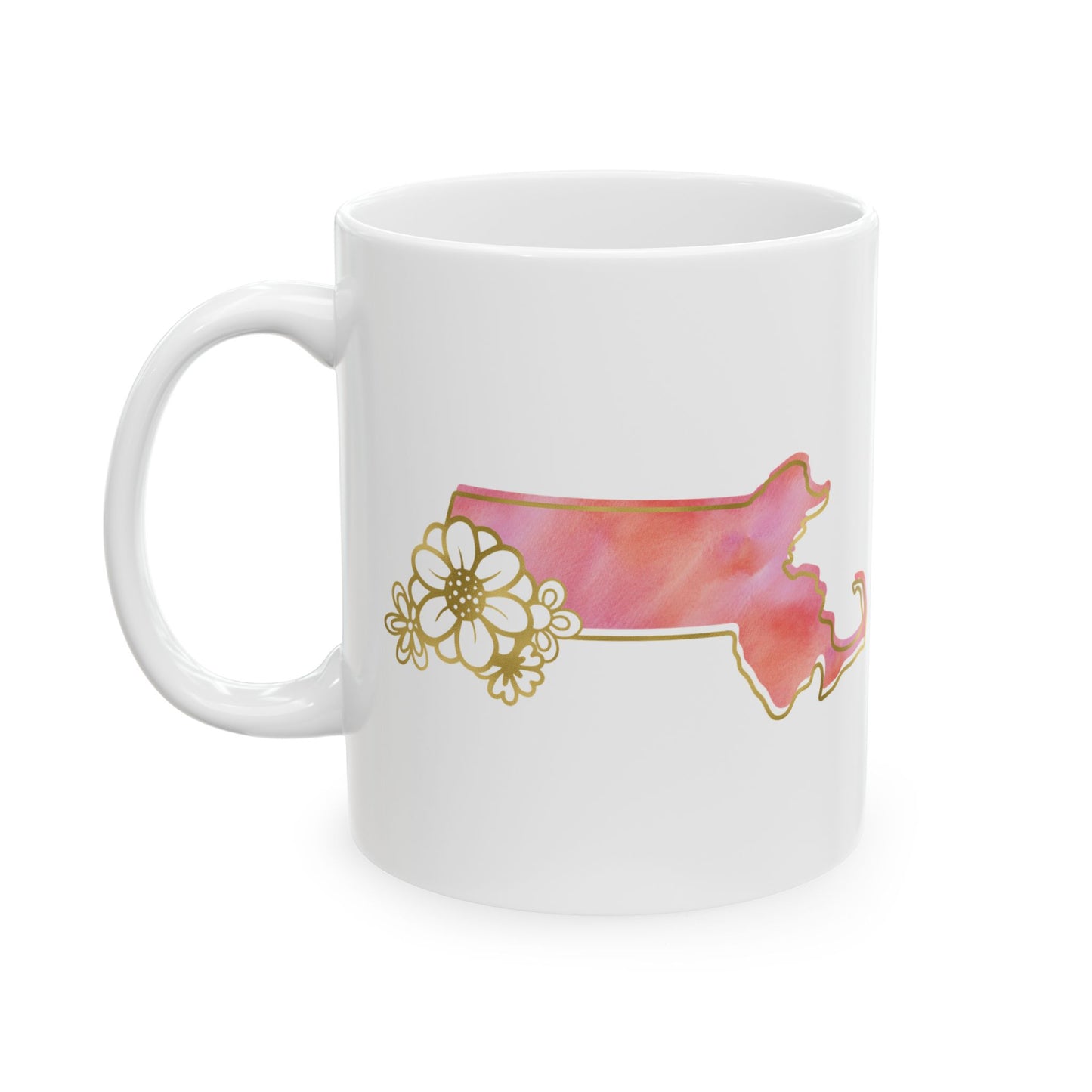 ☕ Home is Where the ❤️ Is – Massachusetts Mug – New England Charm in Every Sip 🍁