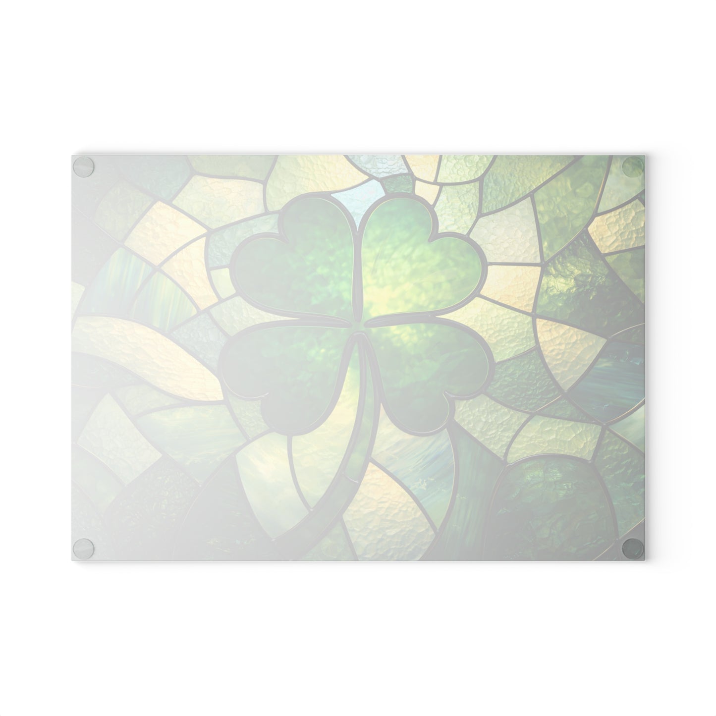 Emerald Valley Rainbow Glass Cutting Board – St. Patrick’s Day Kitchen Décor
