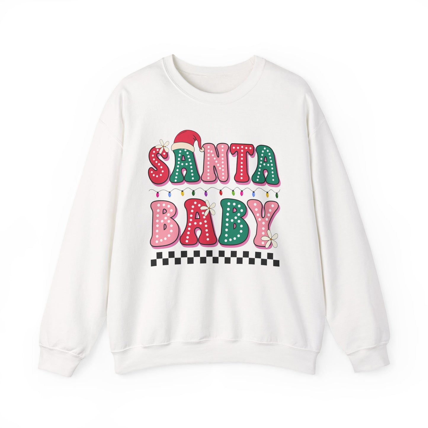 🎅✨ Santa Baby Retro Sweatshirt – Cute & Festive Holiday Style