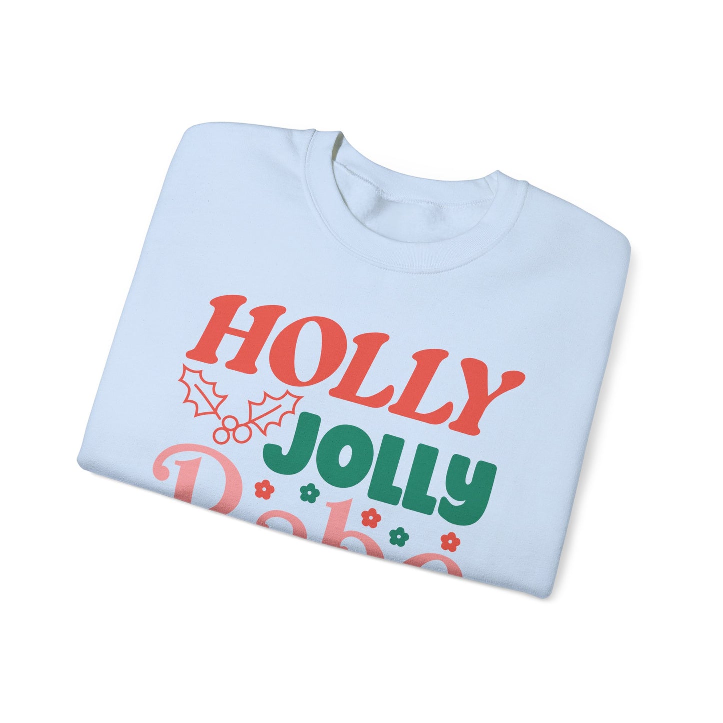 🎀✨ Holly Jolly Babe Retro Crewneck – Cute, Cozy & Festive