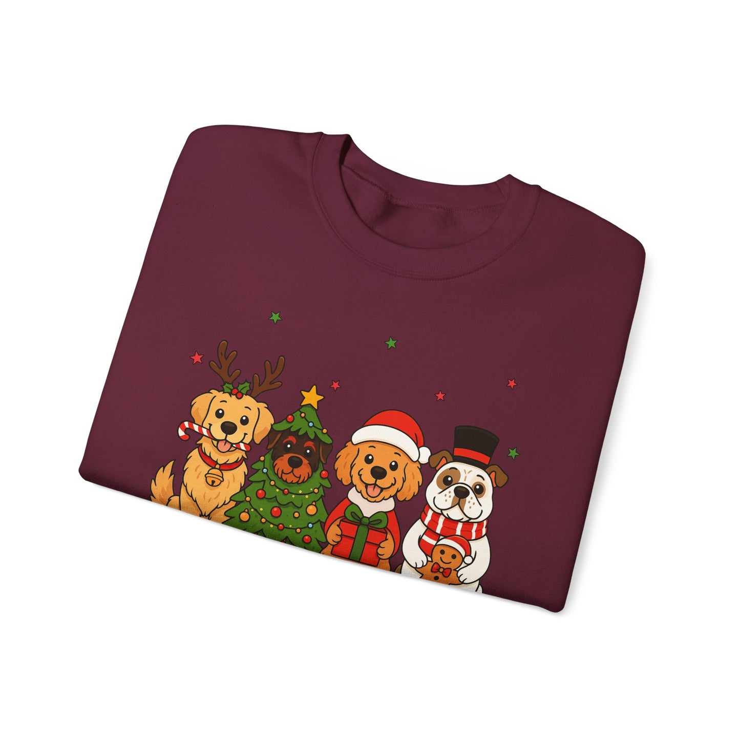 🐶🎄 Merry Woofmas Sweatshirt – Festive Dog Lovers Holiday Crewneck