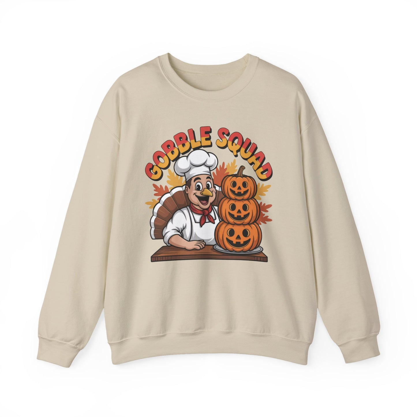🦃🍂 Gobble Squad Thanksgiving Sweatshirt – Fun Fall Vibes for the Season