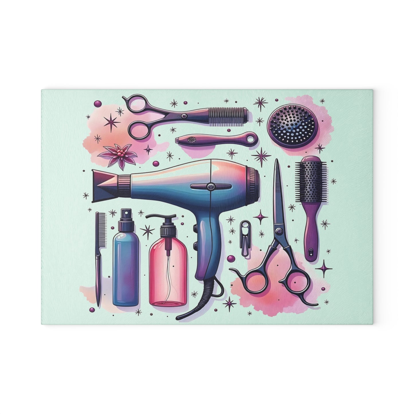Shear Perfection – Tabla de cortar de vidrio para estilistas 💇‍♀️✨