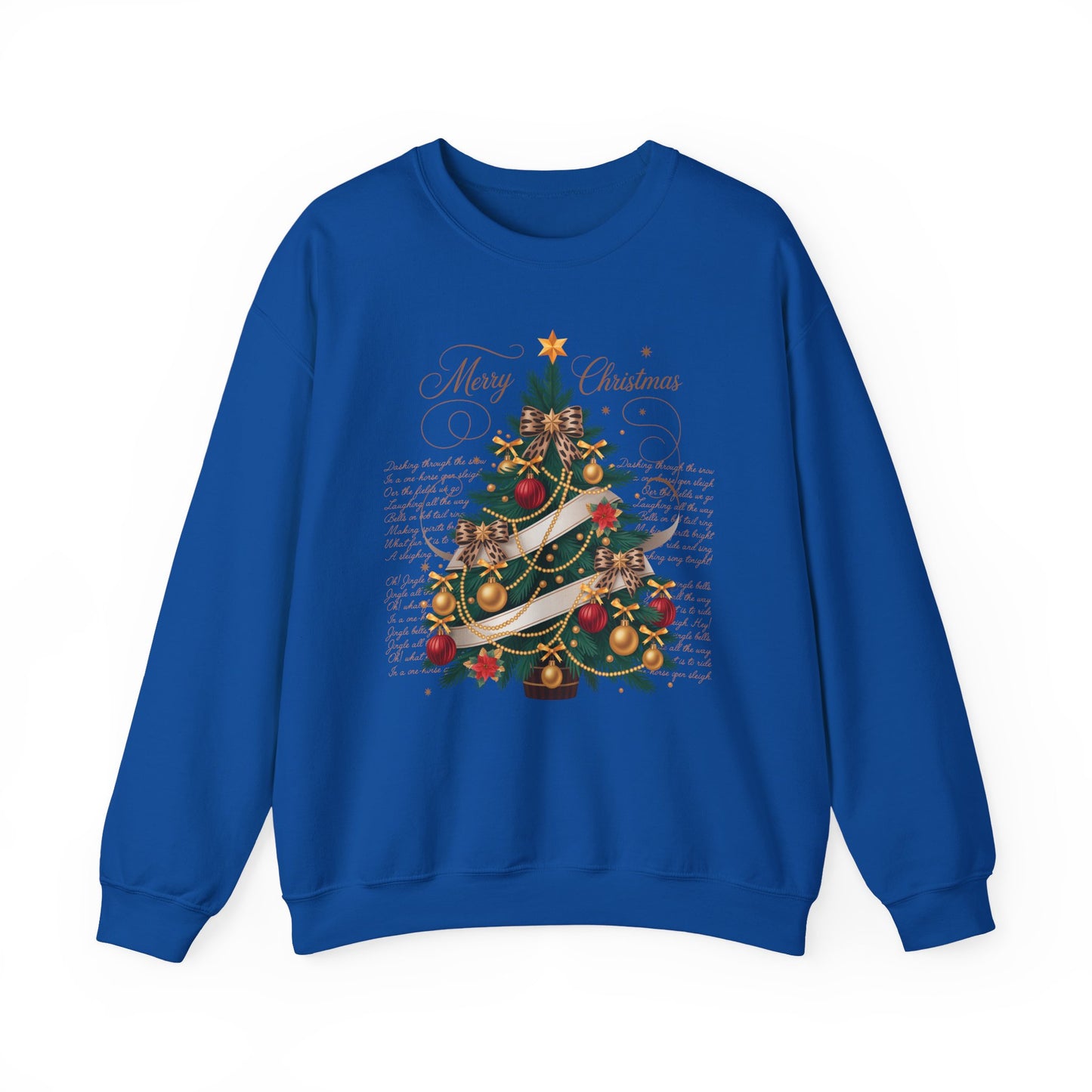🎄✨ Merry Christmas Tree Sweatshirt – Classic Festive Elegance for 2025 ✨🎅