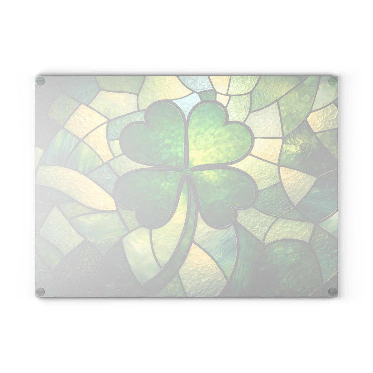 Emerald Valley Rainbow Glass Cutting Board – St. Patrick’s Day Kitchen Décor