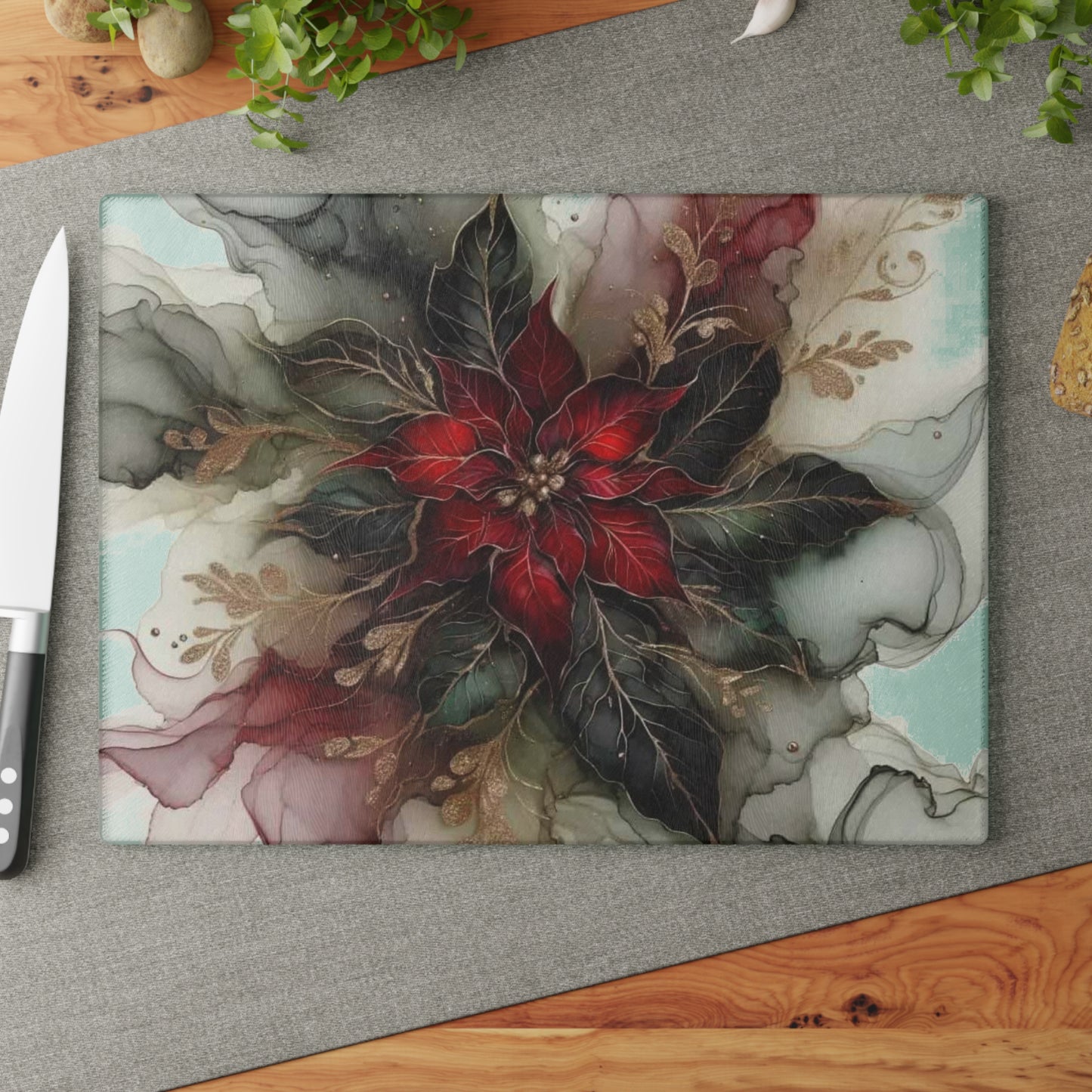 Copy of Copy of Copy of Copy of Copy of Copy of Copy of Copy of Copy of Copy of Copy of 🍁 Autumn Park Bench Path – Cozy Fall Tempered Glass Cutting Board