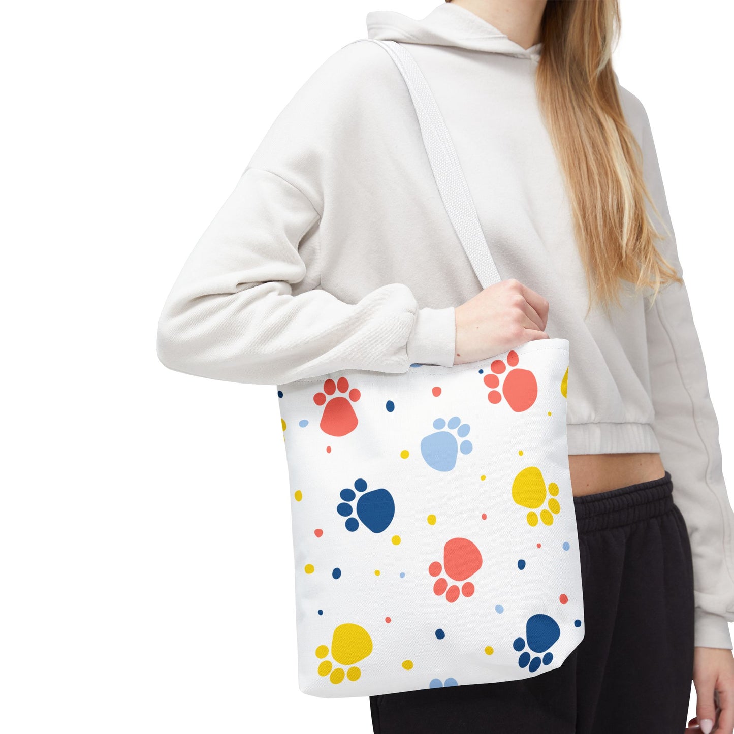 Bolsa de mano con estampado de patas | Para llevar a diario, ideal para amantes de las mascotas