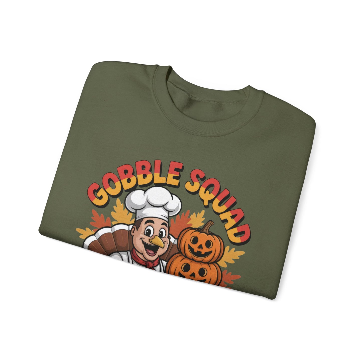 🦃🍂 Gobble Squad Thanksgiving Sweatshirt – Fun Fall Vibes for the Season