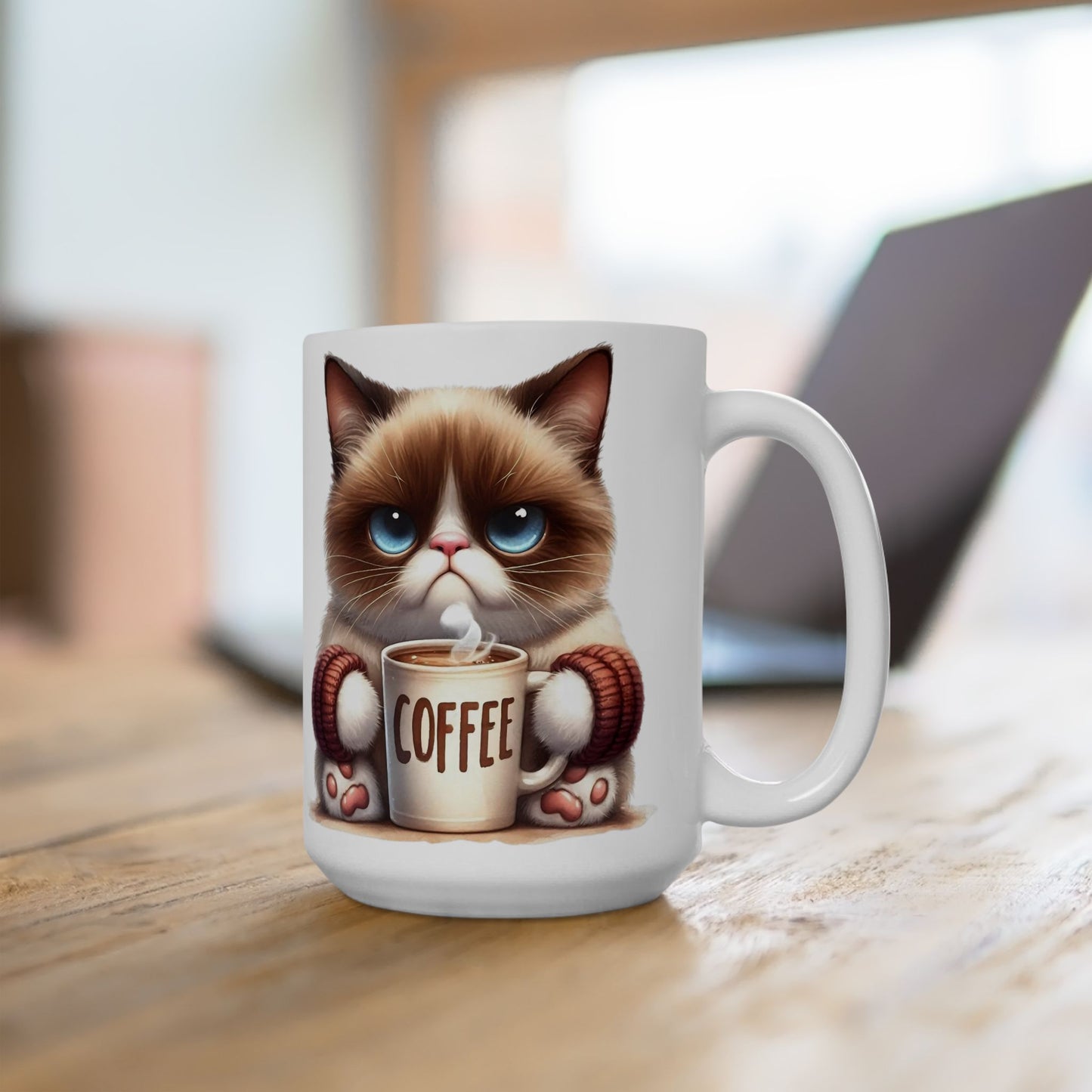 Regalo para amantes de los gatos, tazas personalizadas, taza de gato gruñón, regalo divertido para amantes de los gatos, taza sarcástica para mascotas, regalo humorístico para dueños de gatos, taza personalizada, regalos para gatos