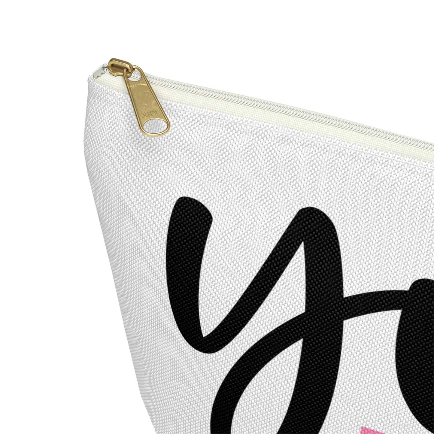 Accessory Pouch – "You Look Lovely Today" Pink Makeup Bag