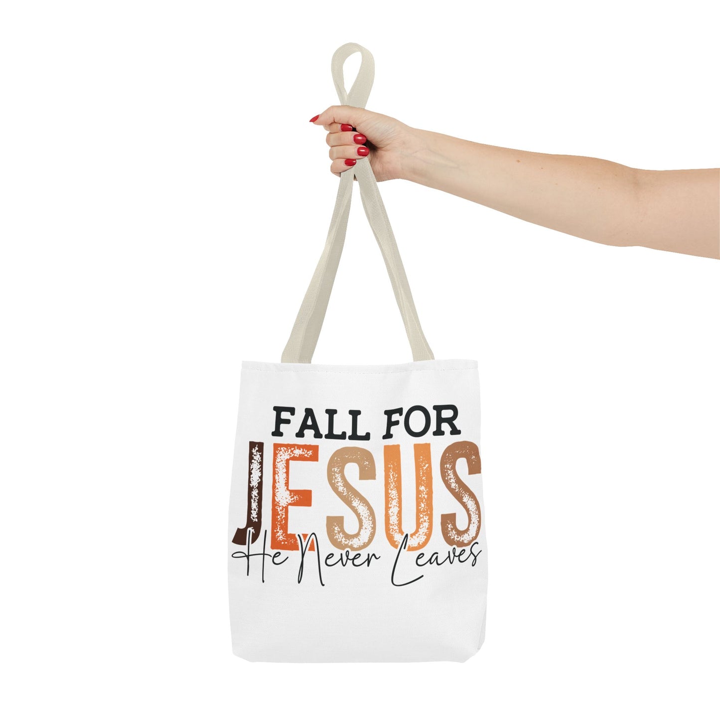 🙏 Fall for Jesus Tote Bag – Faith, Style & Autumn Charm 🍂👜