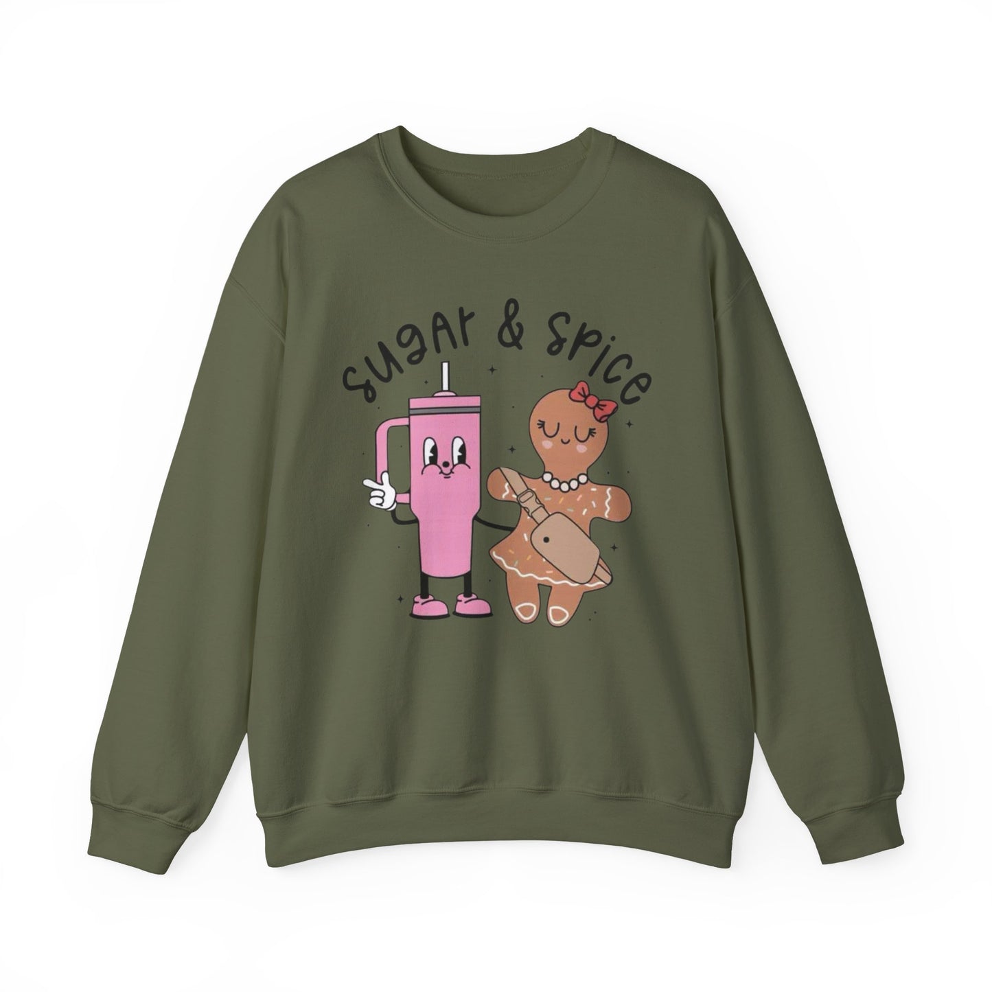 🍬✨ Sugar & Spice Sweatshirt – Sweet Gingerbread & Cozy Vibes 🎄☕