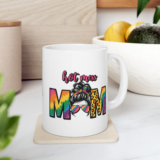 Taza "Mamá Desordenada": ¡divertida, vibrante y perfecta para la mamá colorida!