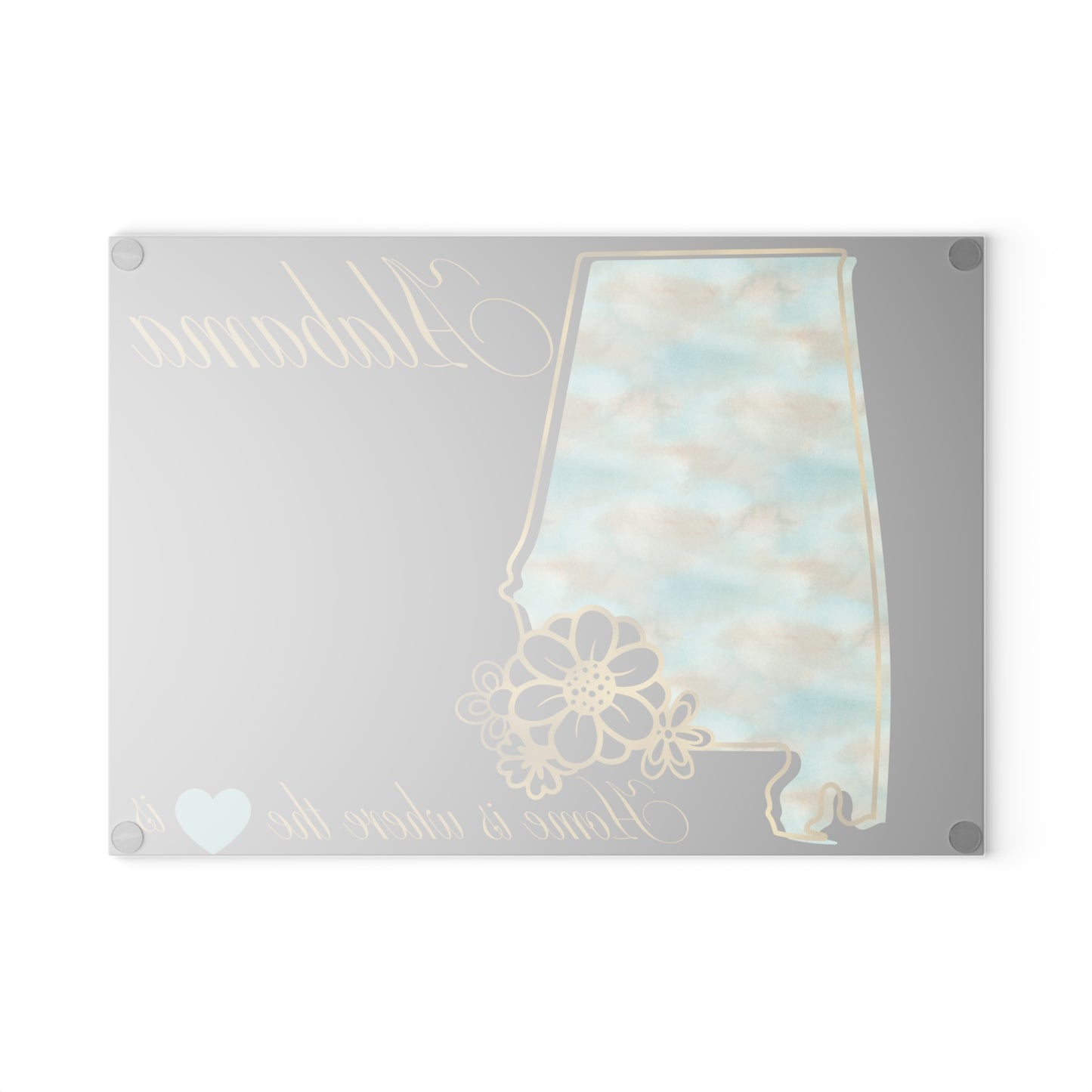 💙 Alabama State Cutting Board – Elegant Southern Charm in Every Slice