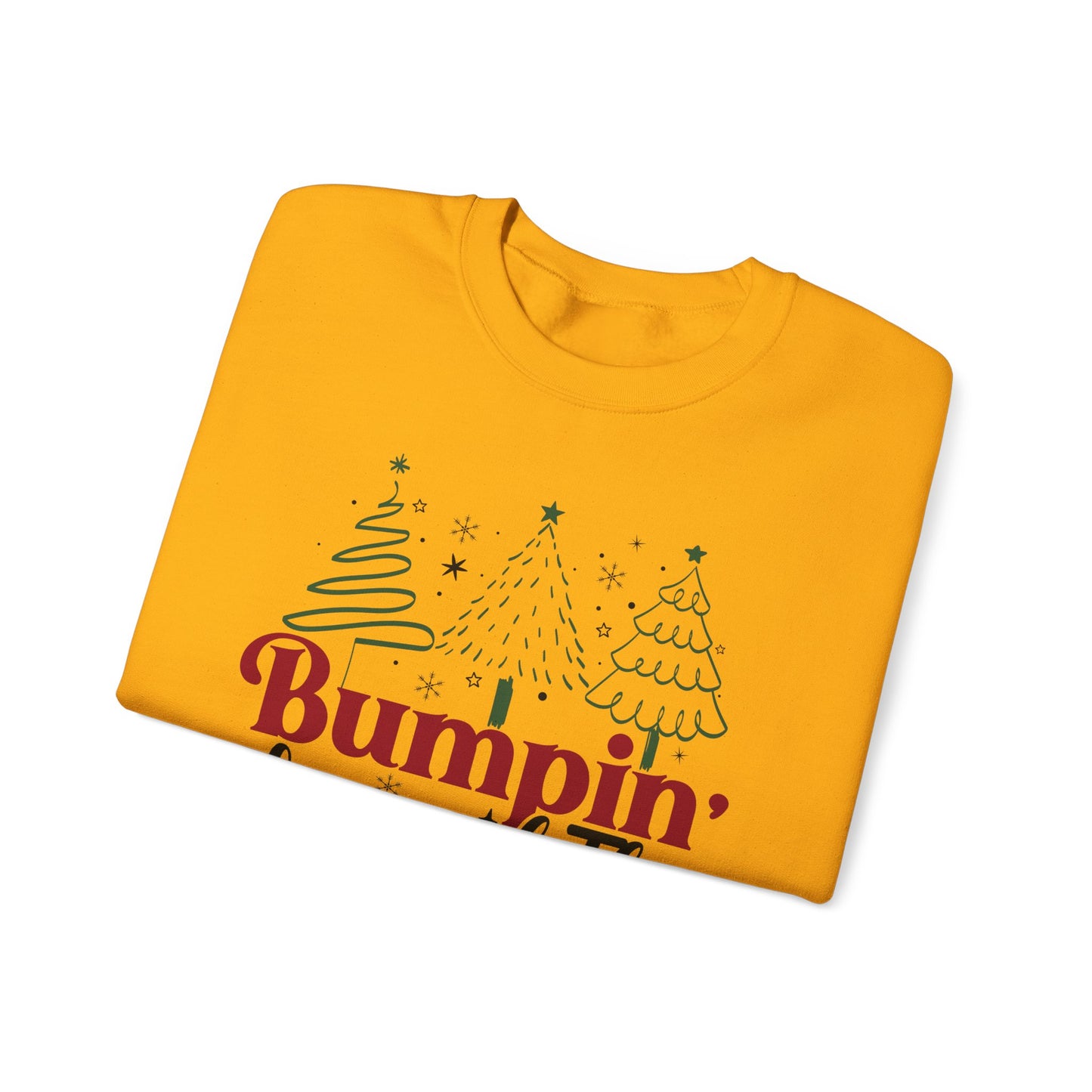 🎄👶 Bumpin’ Around the Christmas Tree Sweatshirt – Cute Holiday Maternity Top ❤️