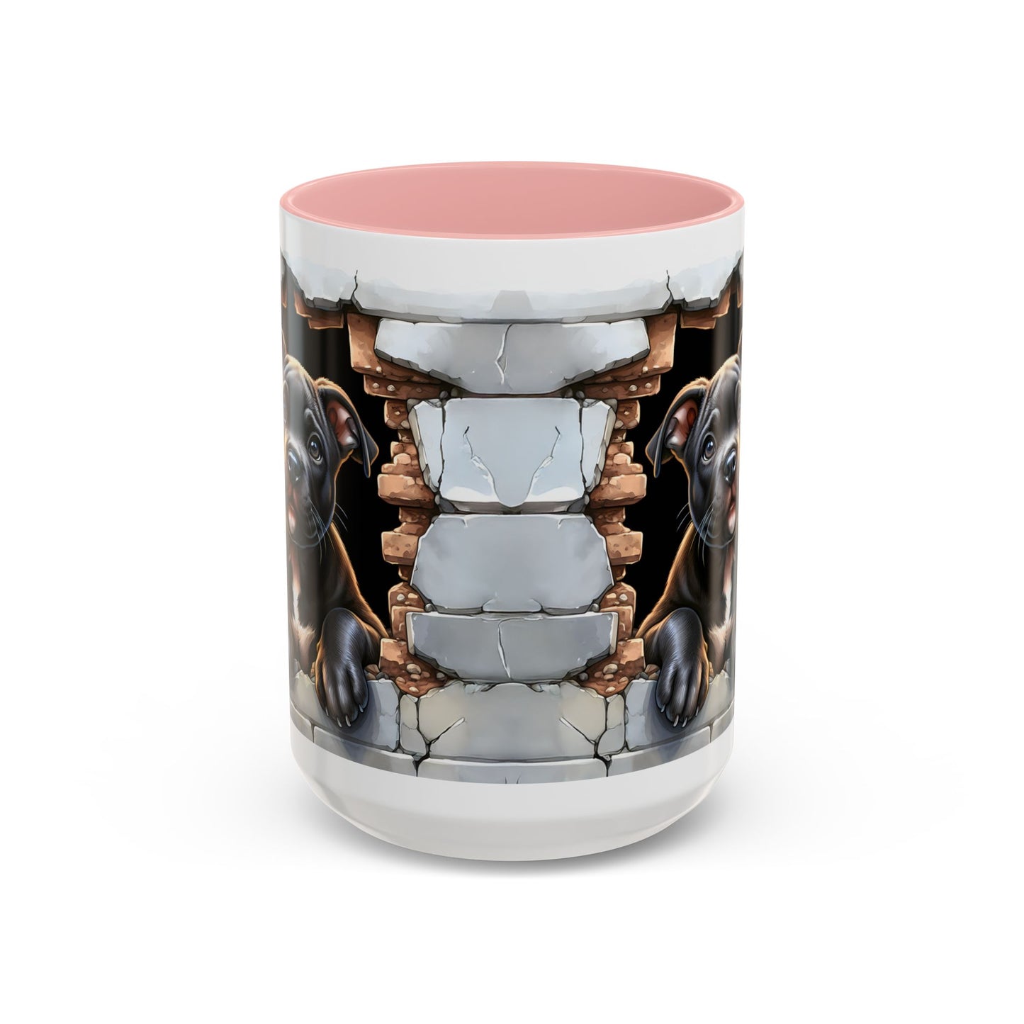 🐶☕ Pit Bull Puppy Accent Mug – Cute Breakthrough Pup Design ✨