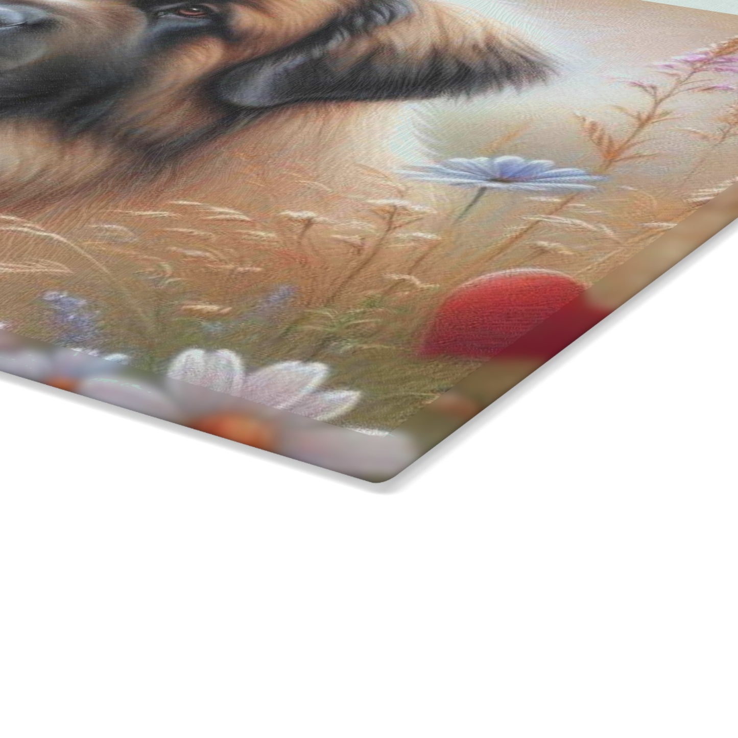 🦁 Leonberger Love Cutting Board – Gentle Giant Elegance for Your Kitchen