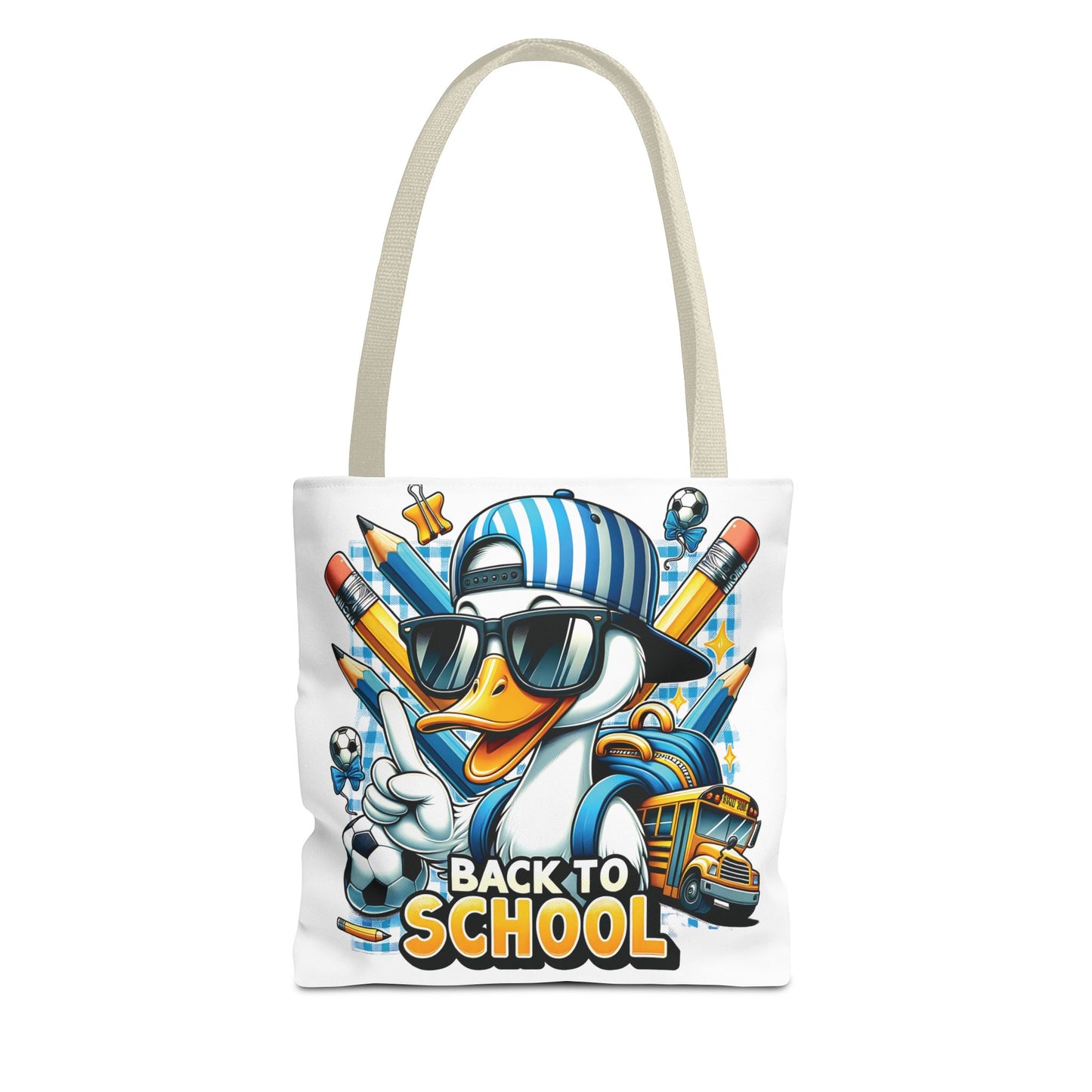 🦆 Cool Duck Back to School Tote – Waddle into the School Year in Style 🏫