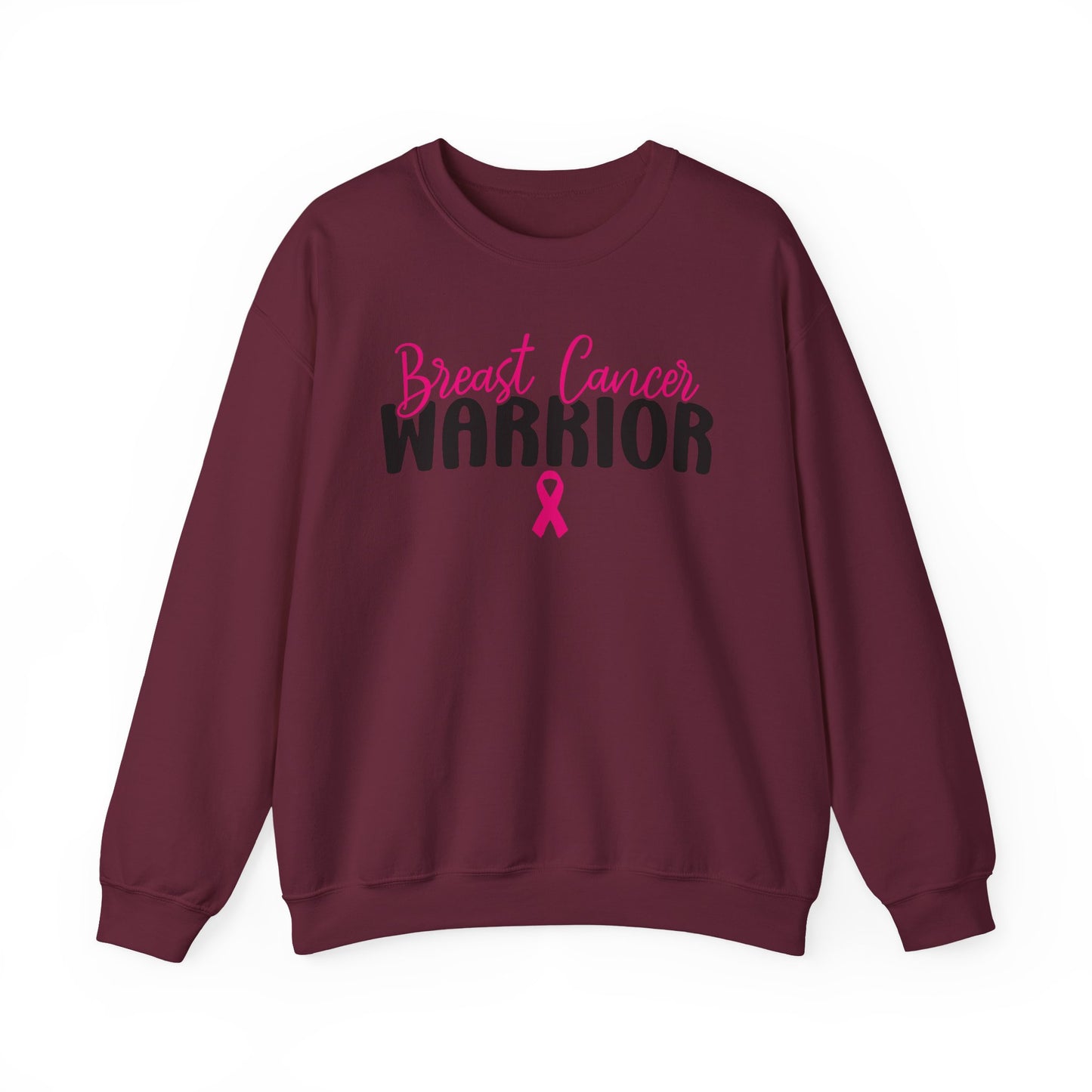 🎀💪 Breast Cancer Warrior Sweatshirt – Survivor Strength & Awareness Crewneck