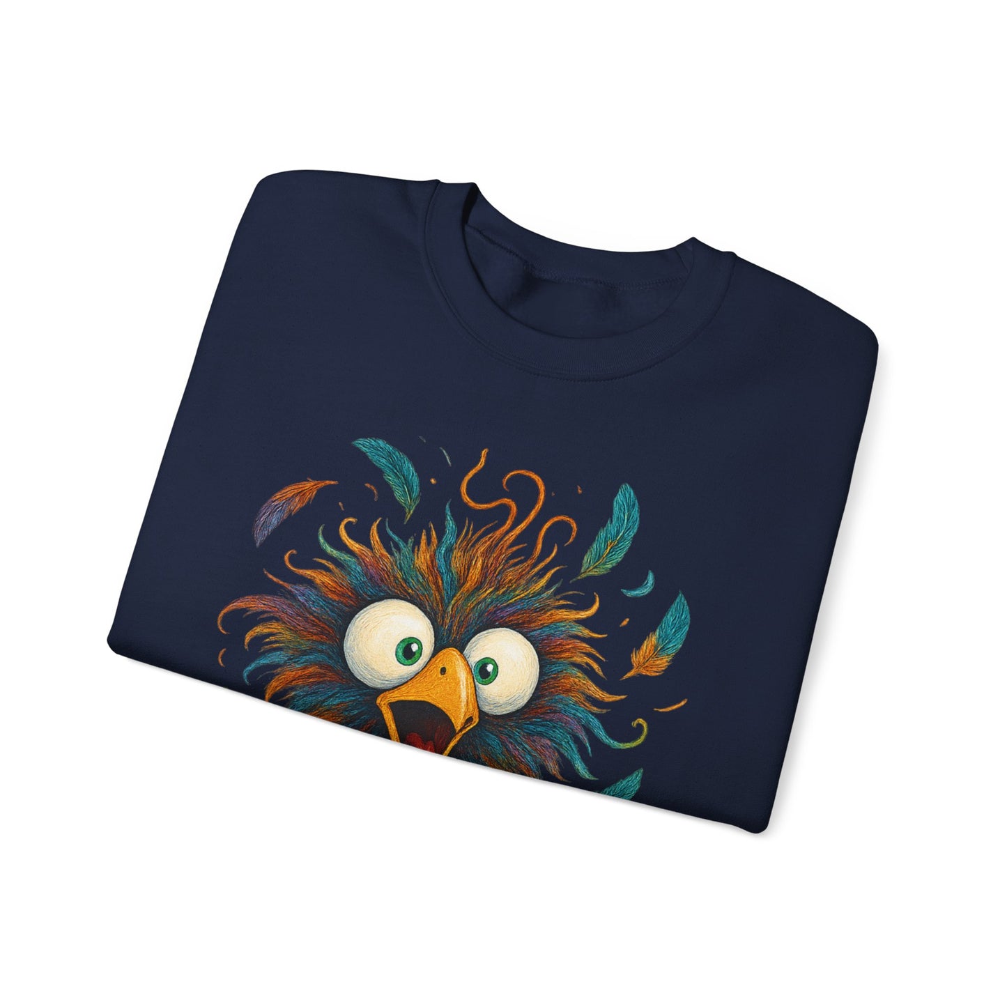 🍂🪽 F.CAW.F Funny Bird Sweatshirt – Quirky Fowl Humor for Everyday Laughs