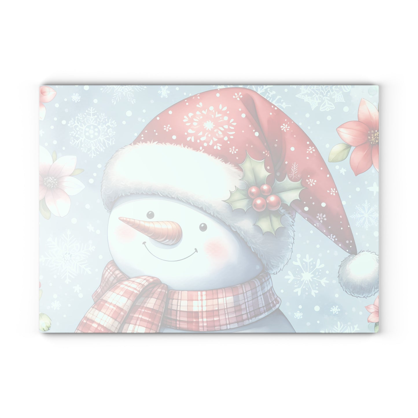 ⛄❄️ Snowman Christmas Cutting Board – Cozy Winter Charm for Your Holiday Kitchen 🎄✨
