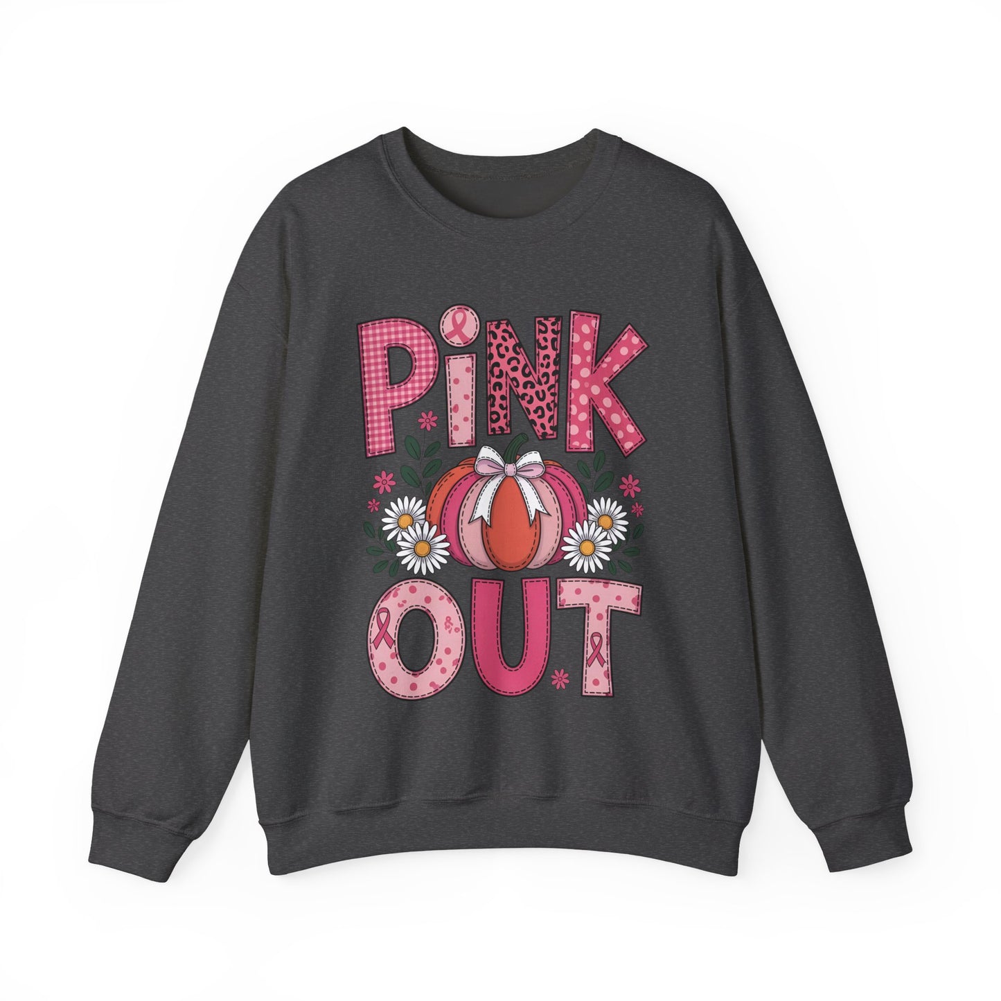 🎃🎀 Pink Out Pumpkin Sweatshirt – Fall Breast Cancer Awareness