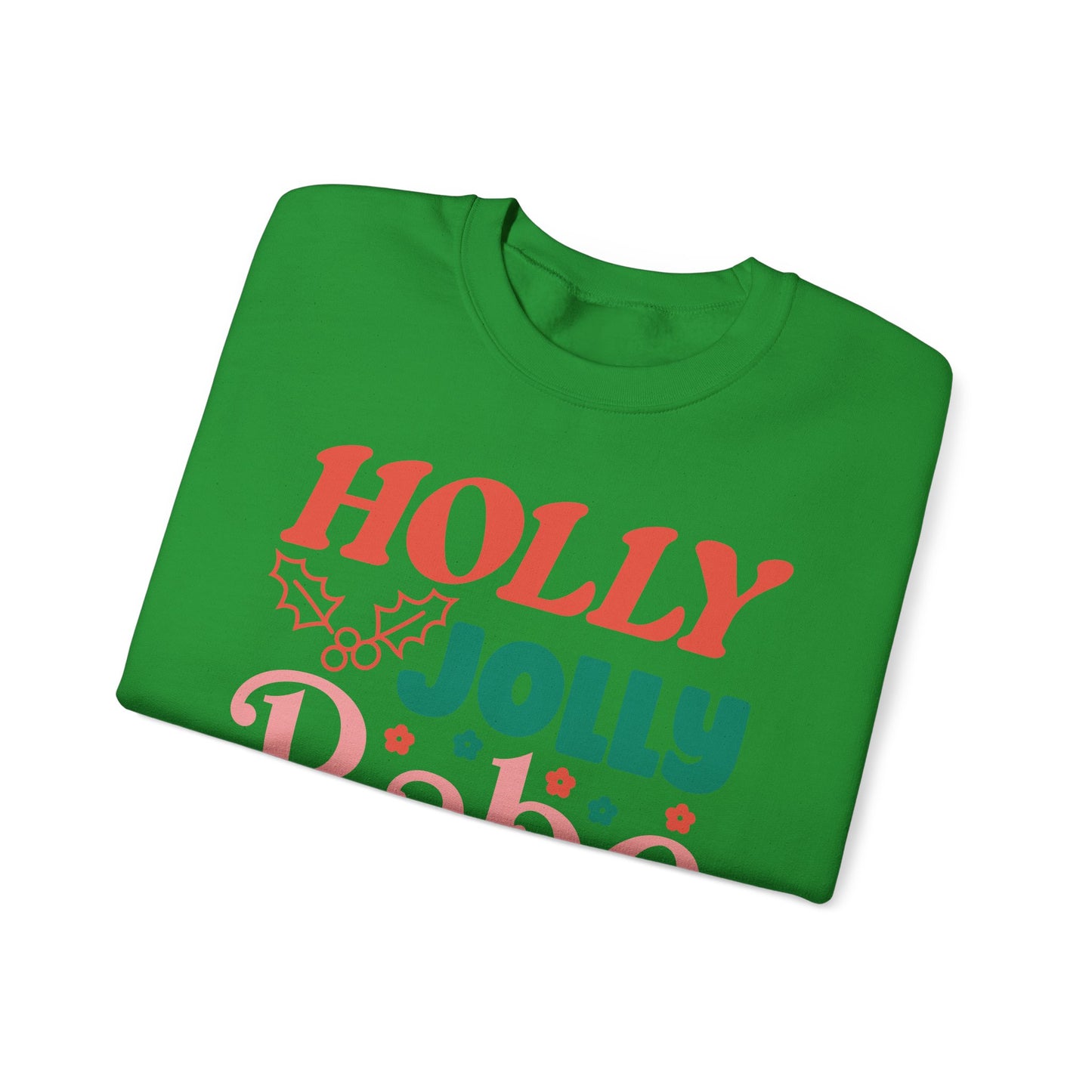 🎀✨ Holly Jolly Babe Retro Crewneck – Cute, Cozy & Festive