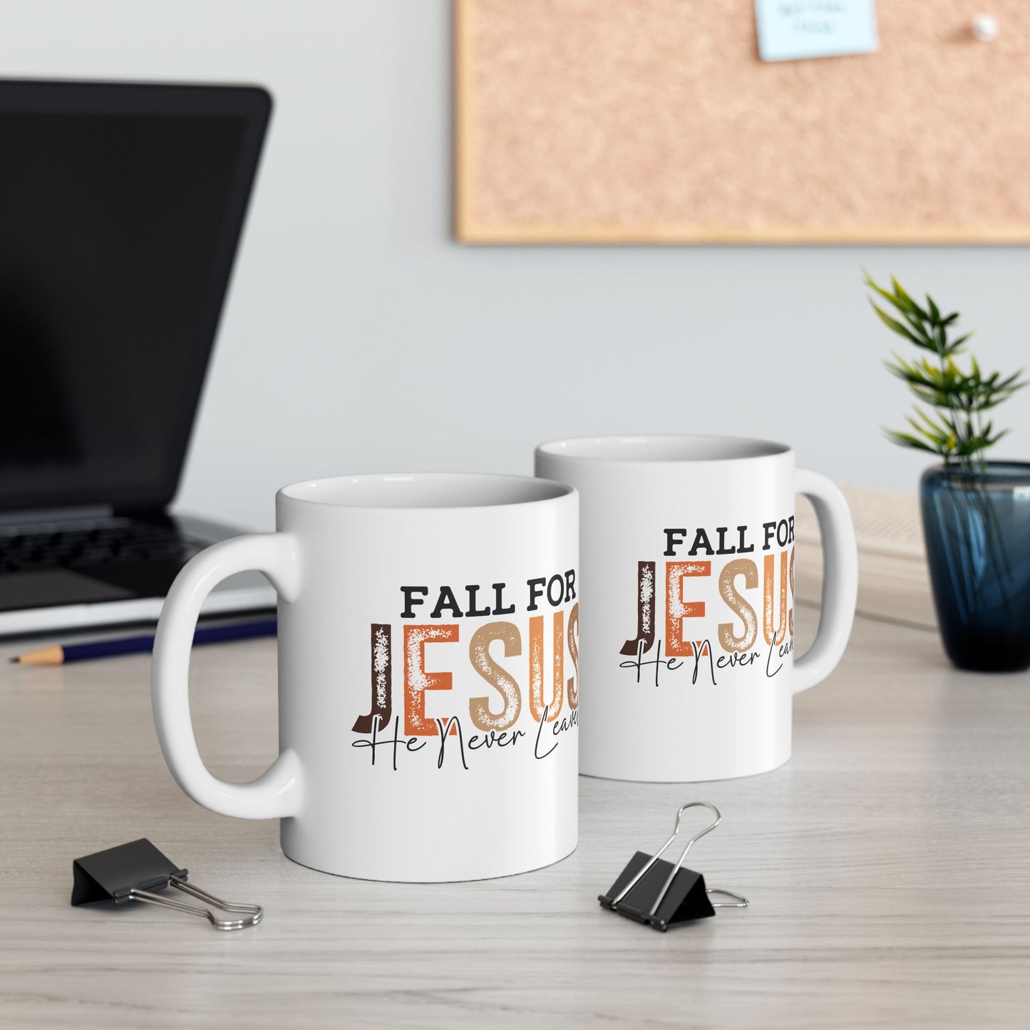 🍂✝️ Fall for Jesus Mug – Faith & Autumn Coffee Cup ☕🍁