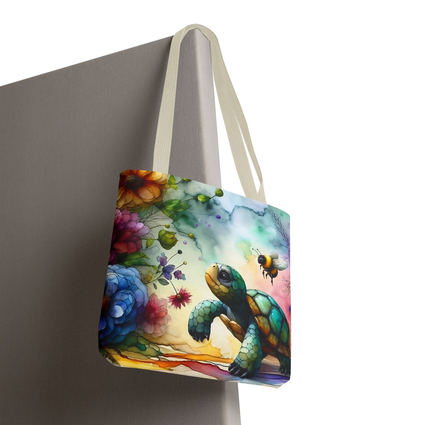 Bolsa de mano - Diseño de tortugas coloridas