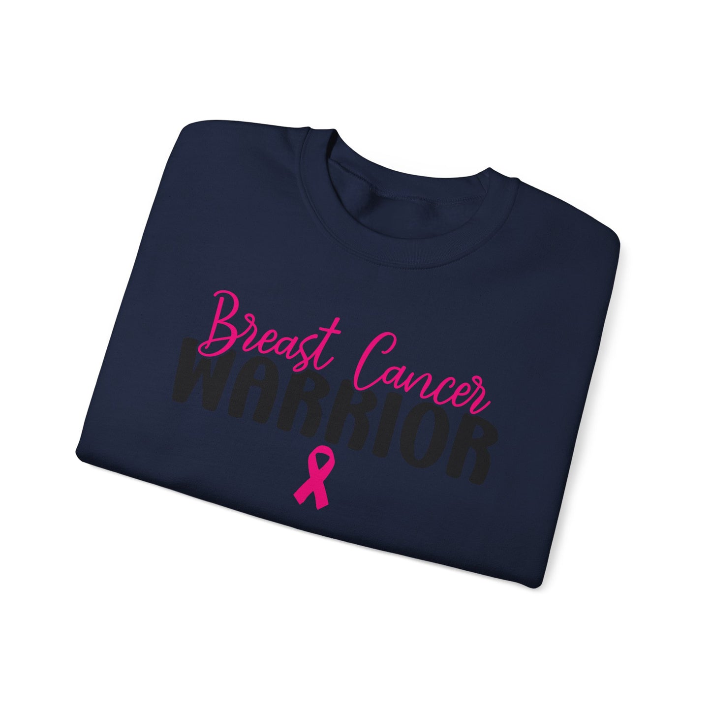 🎀💪 Breast Cancer Warrior Sweatshirt – Survivor Strength & Awareness Crewneck
