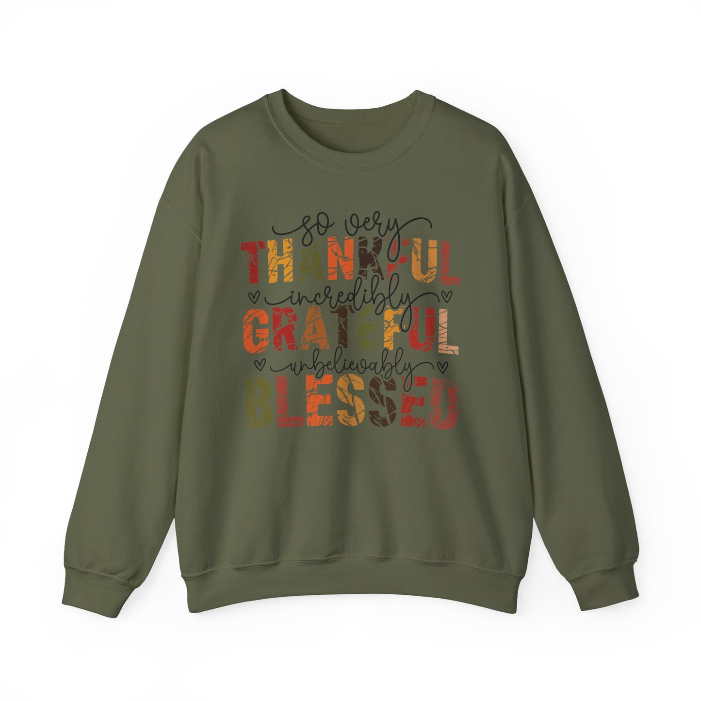 🤎✨ So Very Thankful, Incredibly Grateful, Unbelievably Blessed – Cozy Fall Sweatshirt 🍂🧡