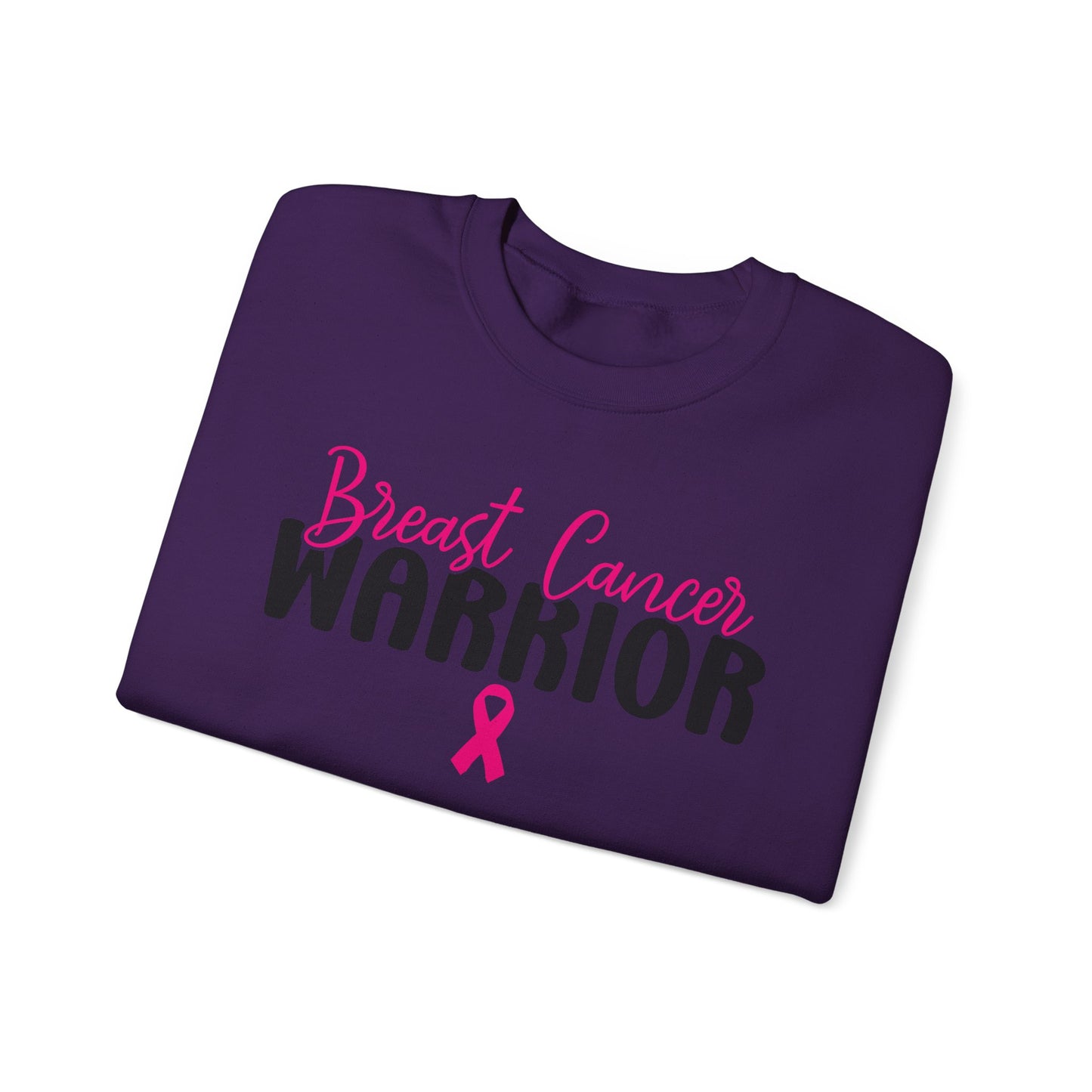🎀💪 Breast Cancer Warrior Sweatshirt – Survivor Strength & Awareness Crewneck