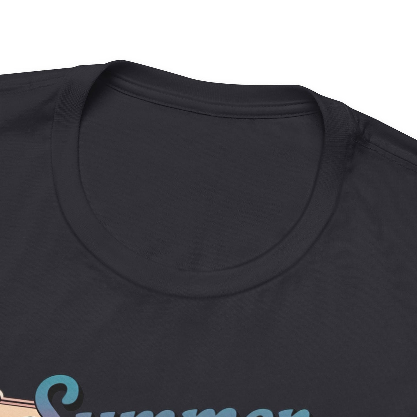 ☀️ Camiseta Summer Vibes – Ola playera vibrante, hibisco y palmeras | Camiseta gráfica para mujer