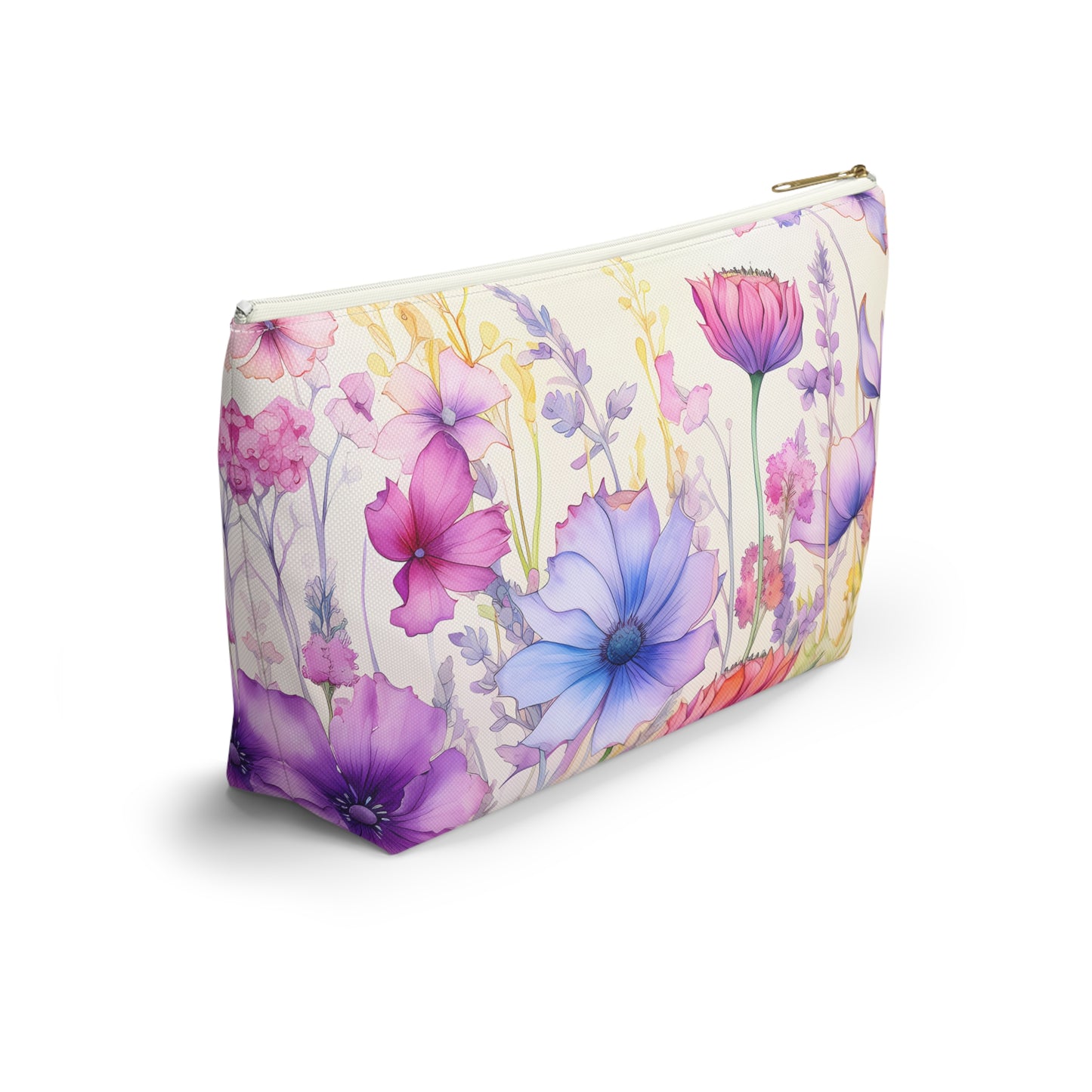 Accessory Pouch – Floral Garden Makeup Bag