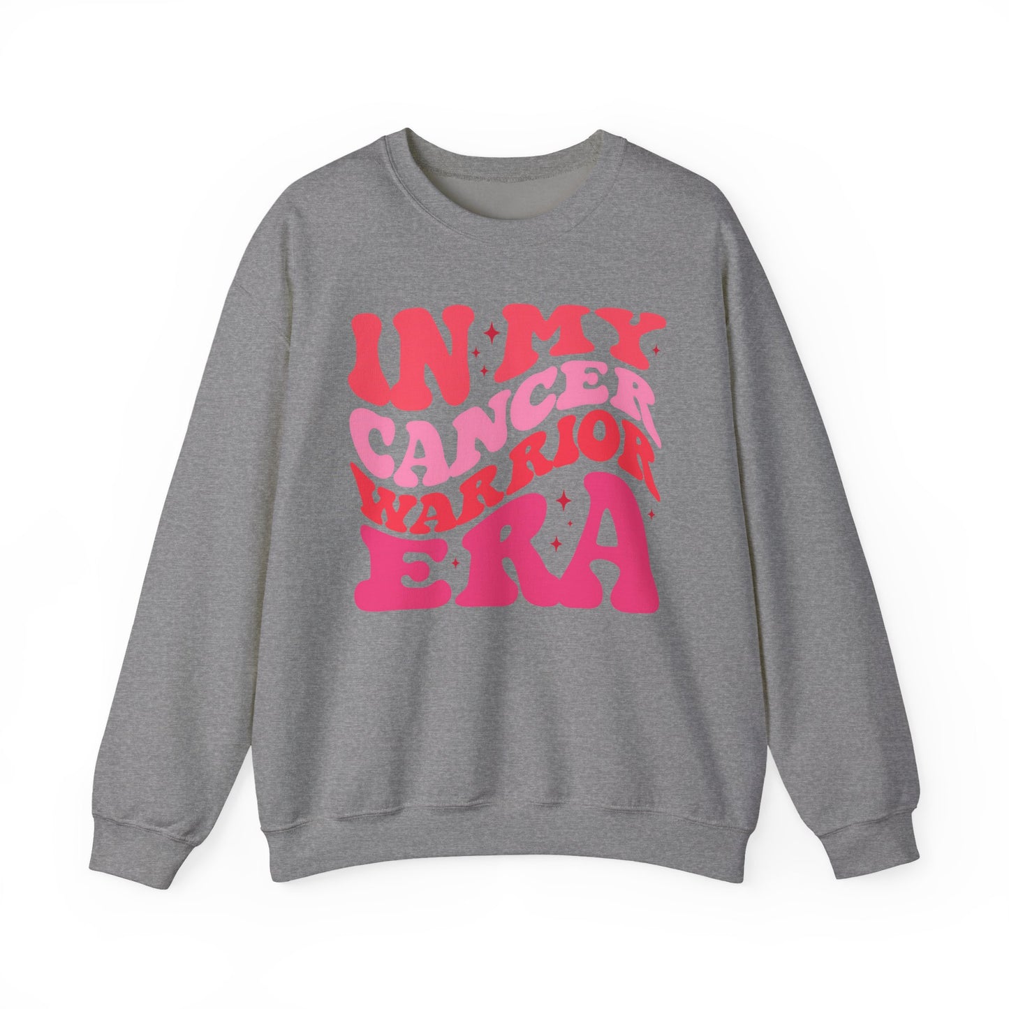 🌟🎀 In My Cancer Warrior Era Sweatshirt – Retro Breast Cancer Awareness Crewneck