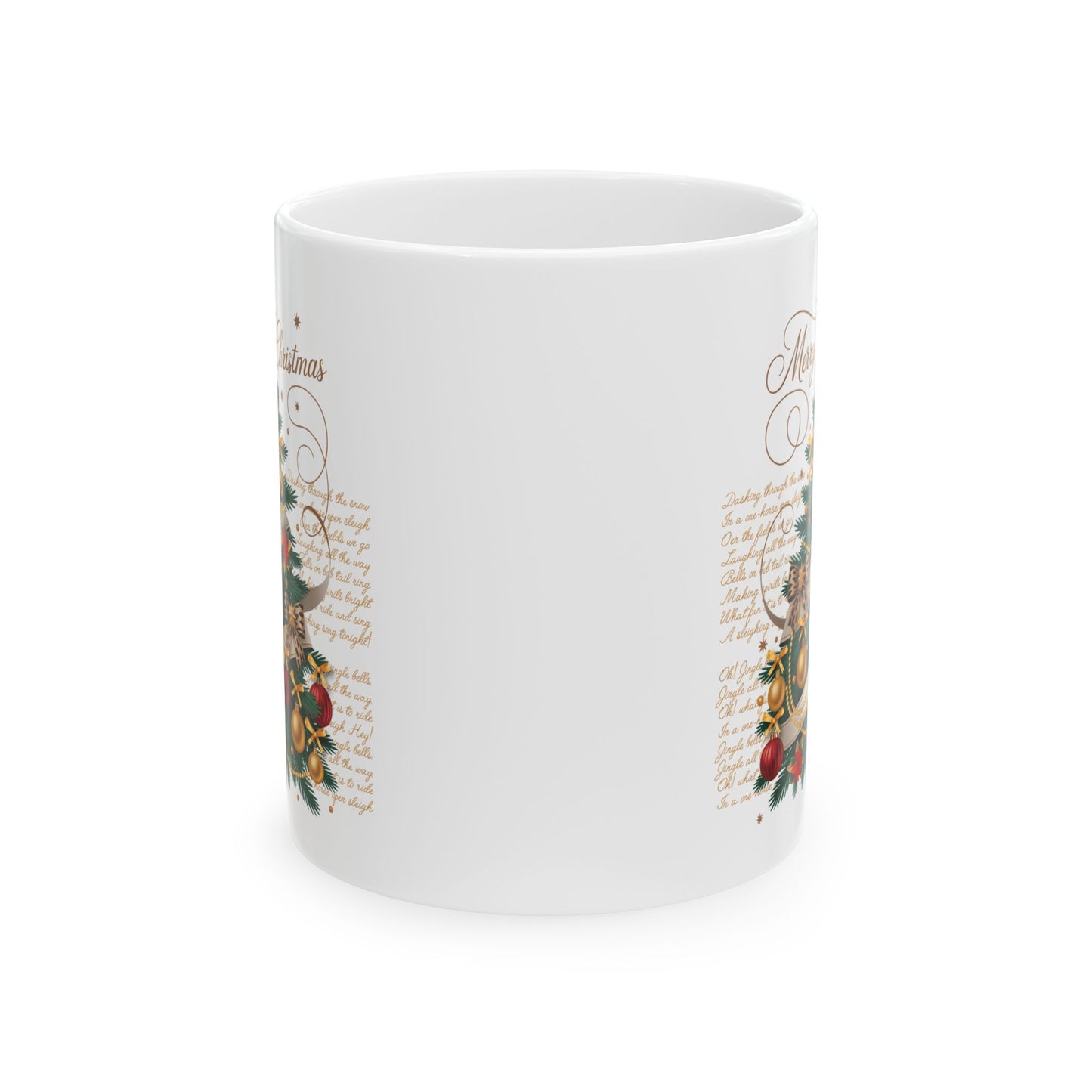 🎄✨ Merry Christmas Tree – Festive Evergreen Coffee Cup ☕