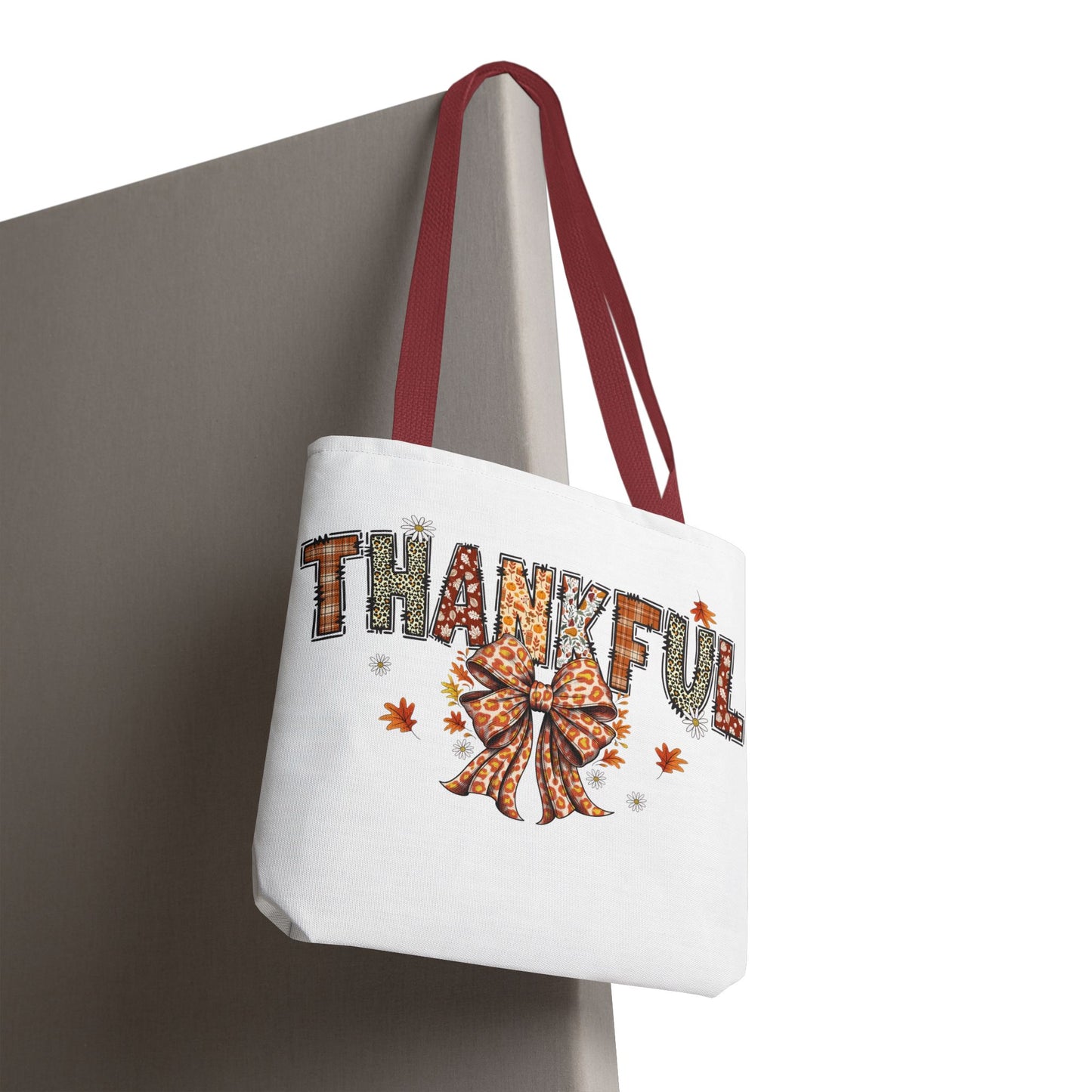 🧡 Thankful Tote Bag – Leopard Prints & Autumn Vibes in One Cozy Carryall 🍁