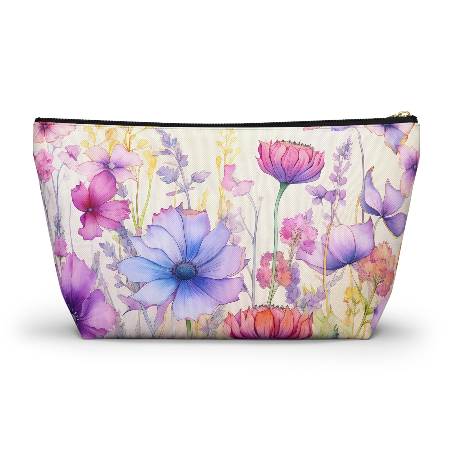 Accessory Pouch – Floral Garden Makeup Bag