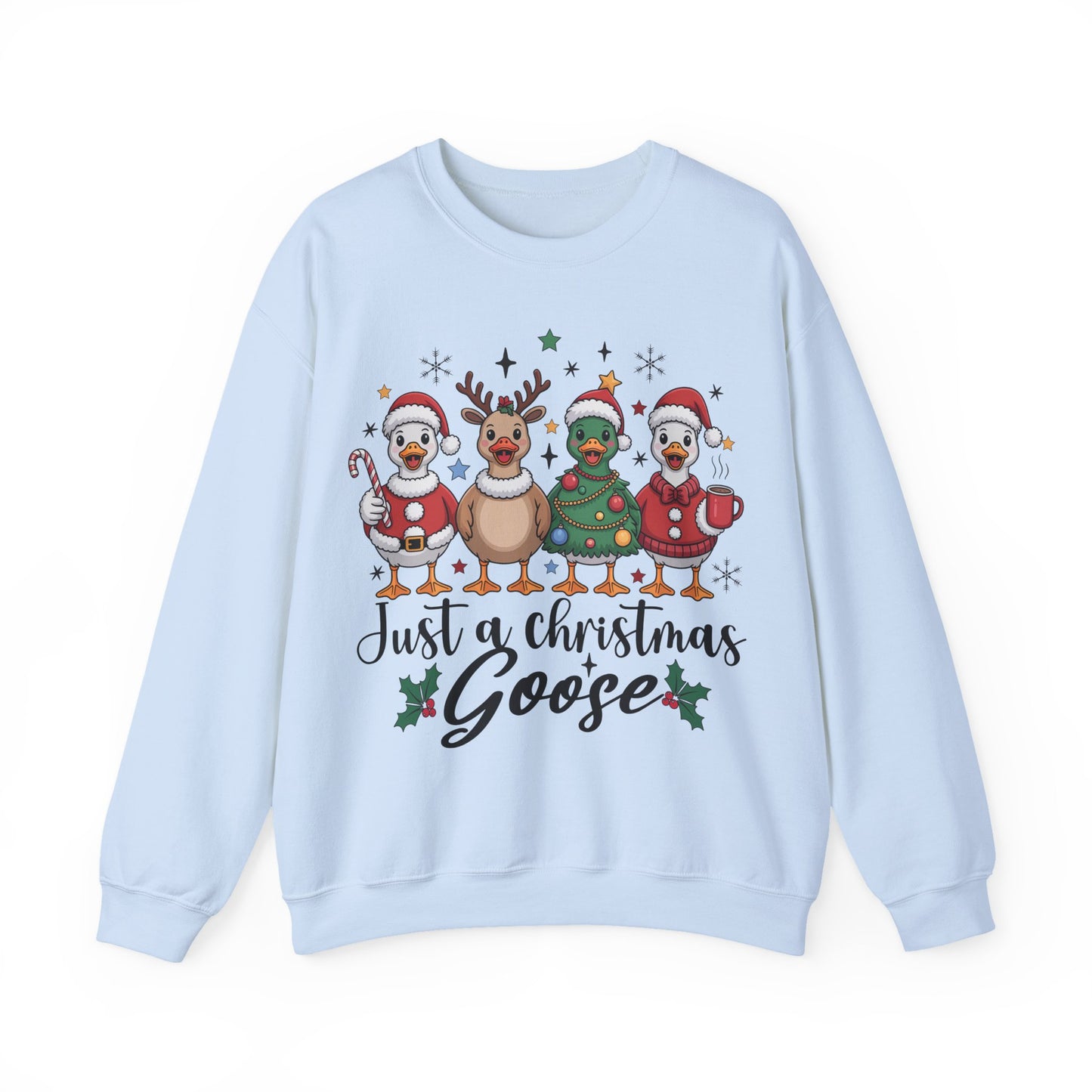 🎄🦆 Christmas Ducks Sweatshirt – Funny Holiday Farm Animal Crewneck 🎁