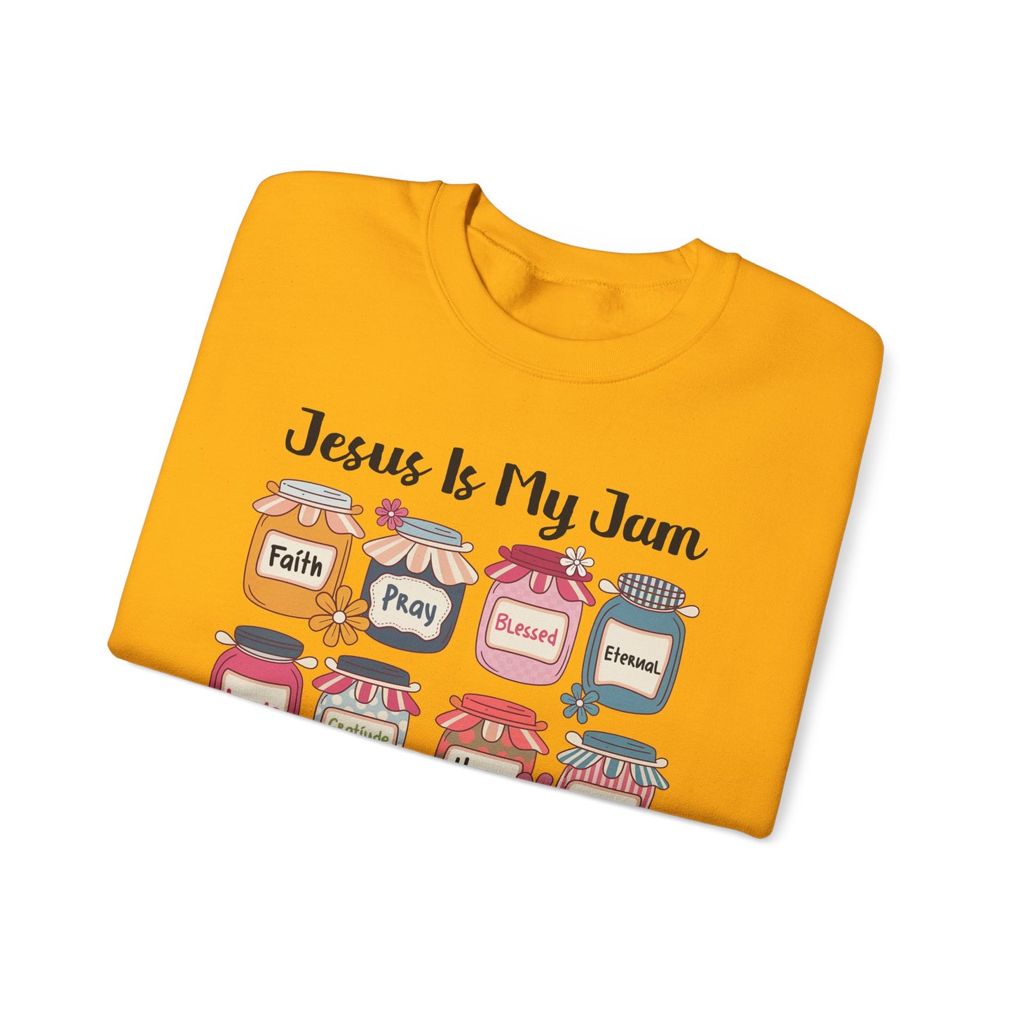 🙌✨ Jesus Is My Jam Sweatshirt – Faith, Love & Hope in Style 💖