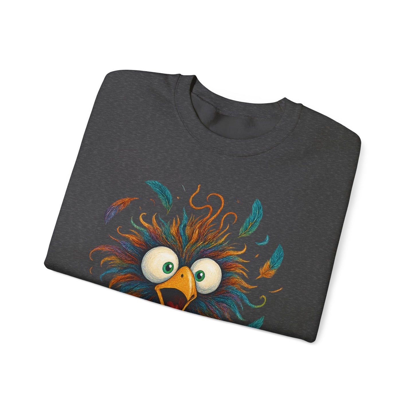 🍂🪽 F.CAW.F Funny Bird Sweatshirt – Quirky Fowl Humor for Everyday Laughs