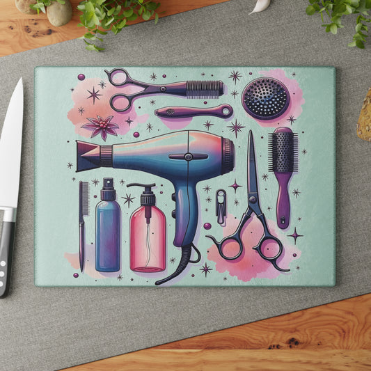 Shear Perfection – Tabla de cortar de vidrio para estilistas 💇‍♀️✨
