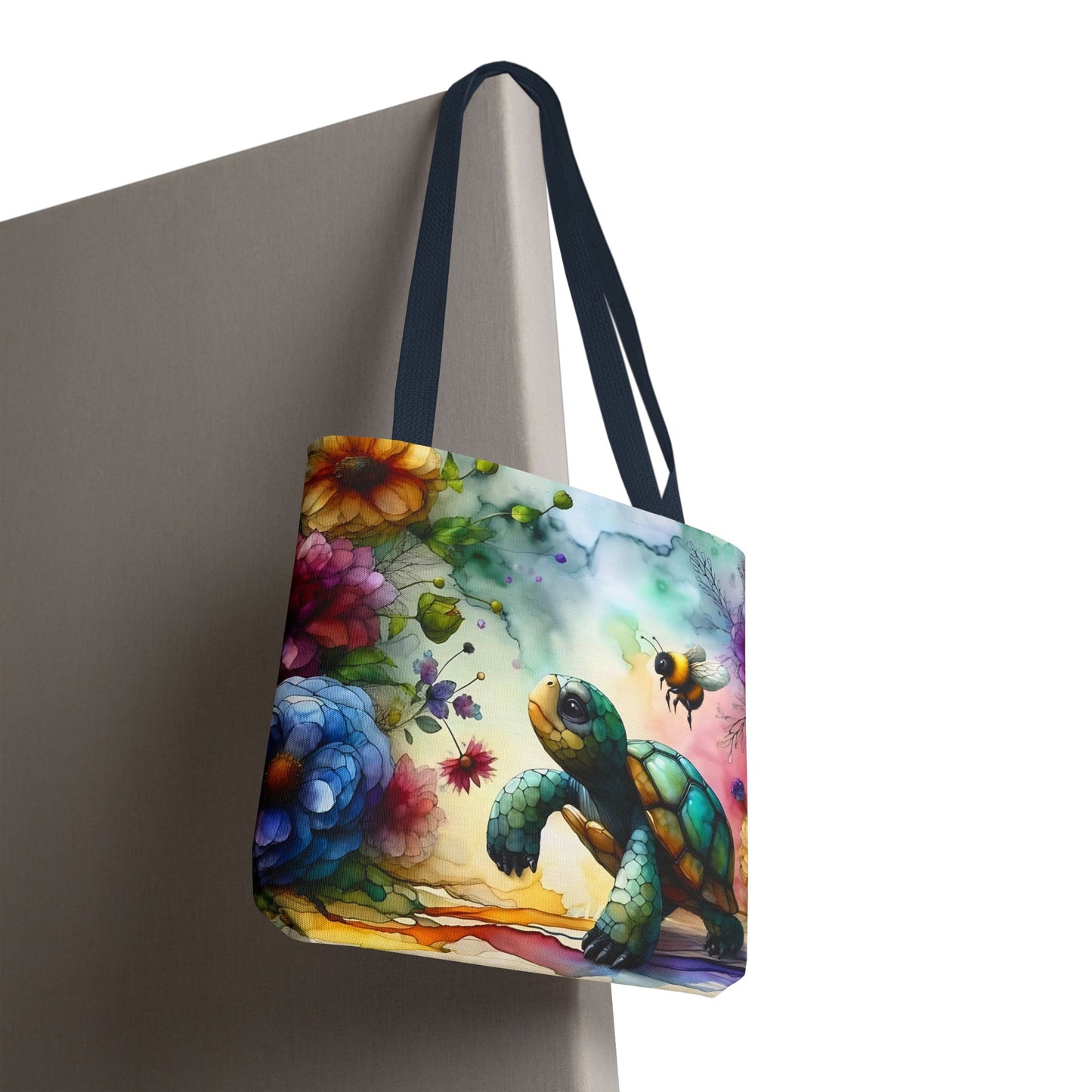Bolsa de mano - Diseño de tortugas coloridas