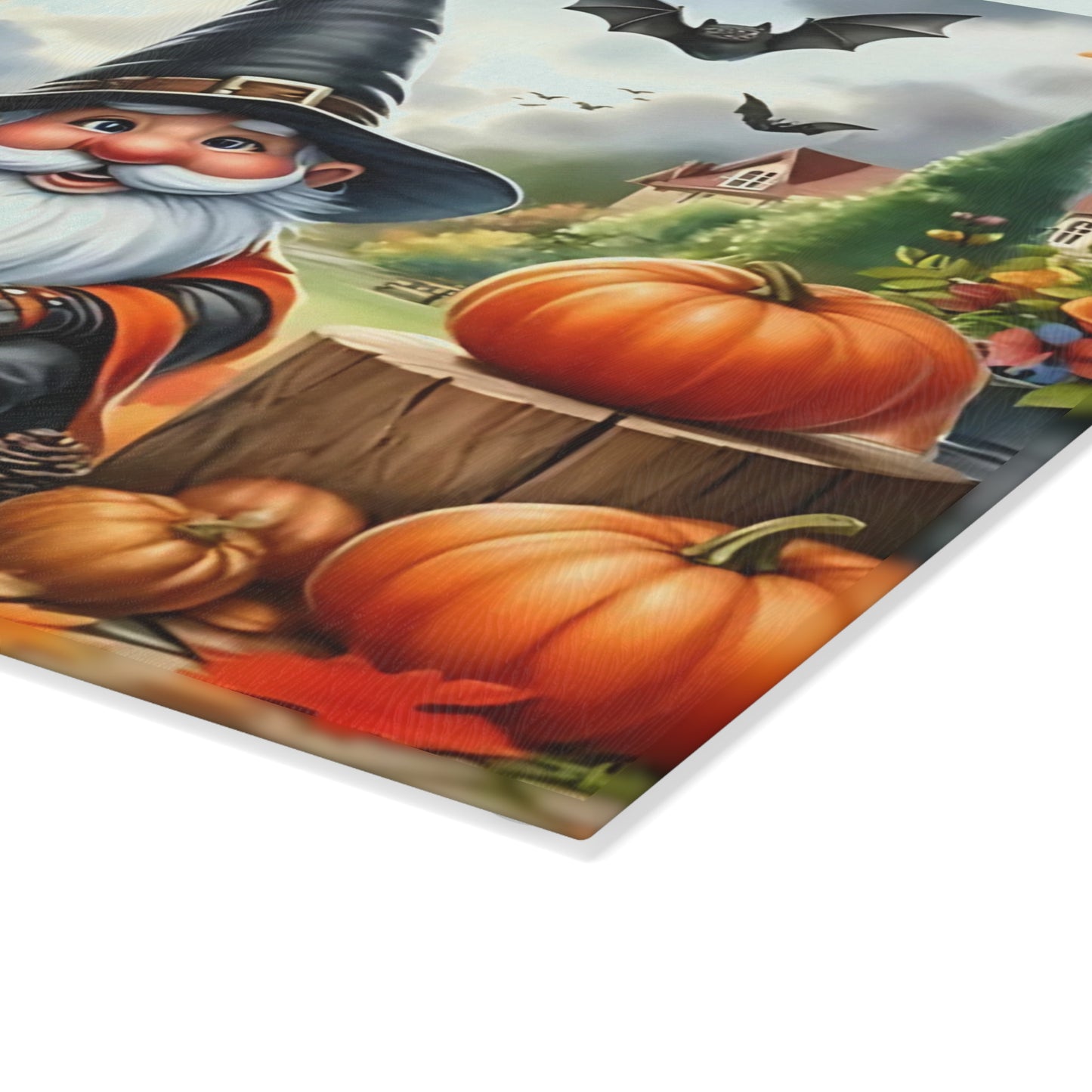 🎃🧙 Halloween Gnome Cutting Board – Spooky Fun & Autumn Charm 🍂🦇