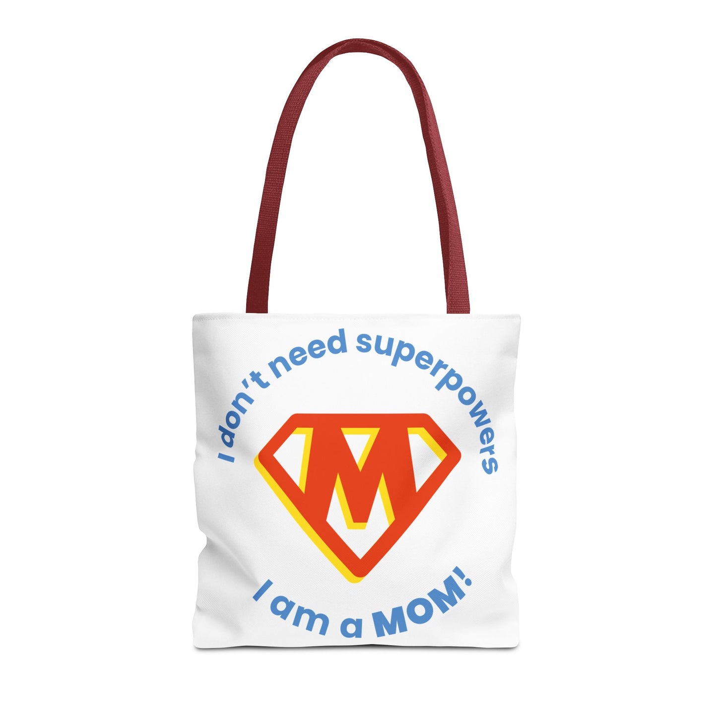 ¡No necesito superpoderes, soy MAMÁ! – Bolsa de tela divertida y empoderadora para mamás 💖