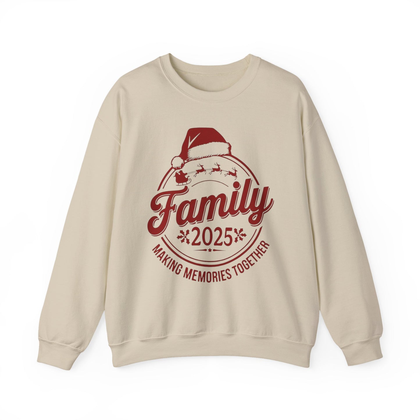 🎅❤️ Family 2025 Christmas Sweatshirt – Making Memories Together 🌟✨