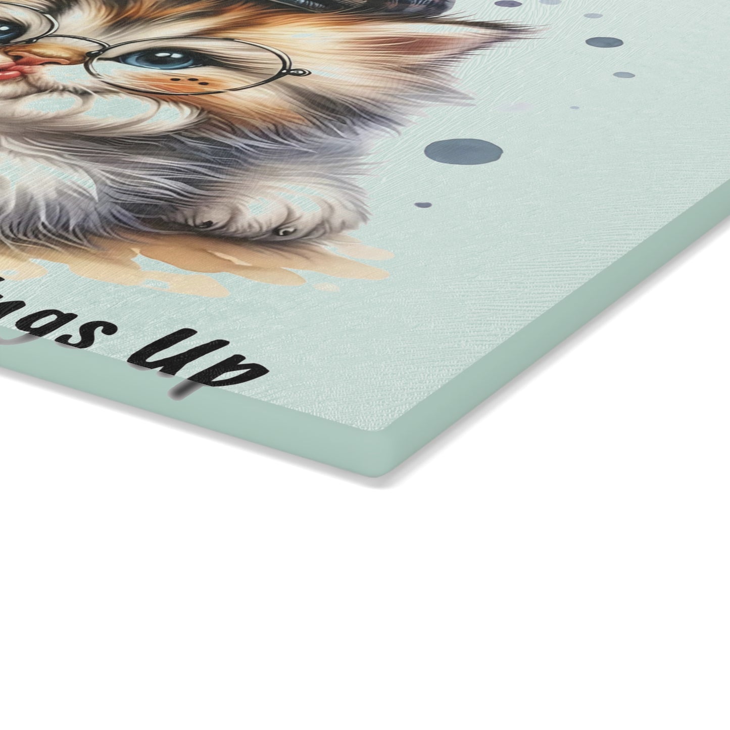 🐾😸 Stay Pawsitive Cat Cutting Board – Whiskered Wisdom & Cozy Kitchen Charm