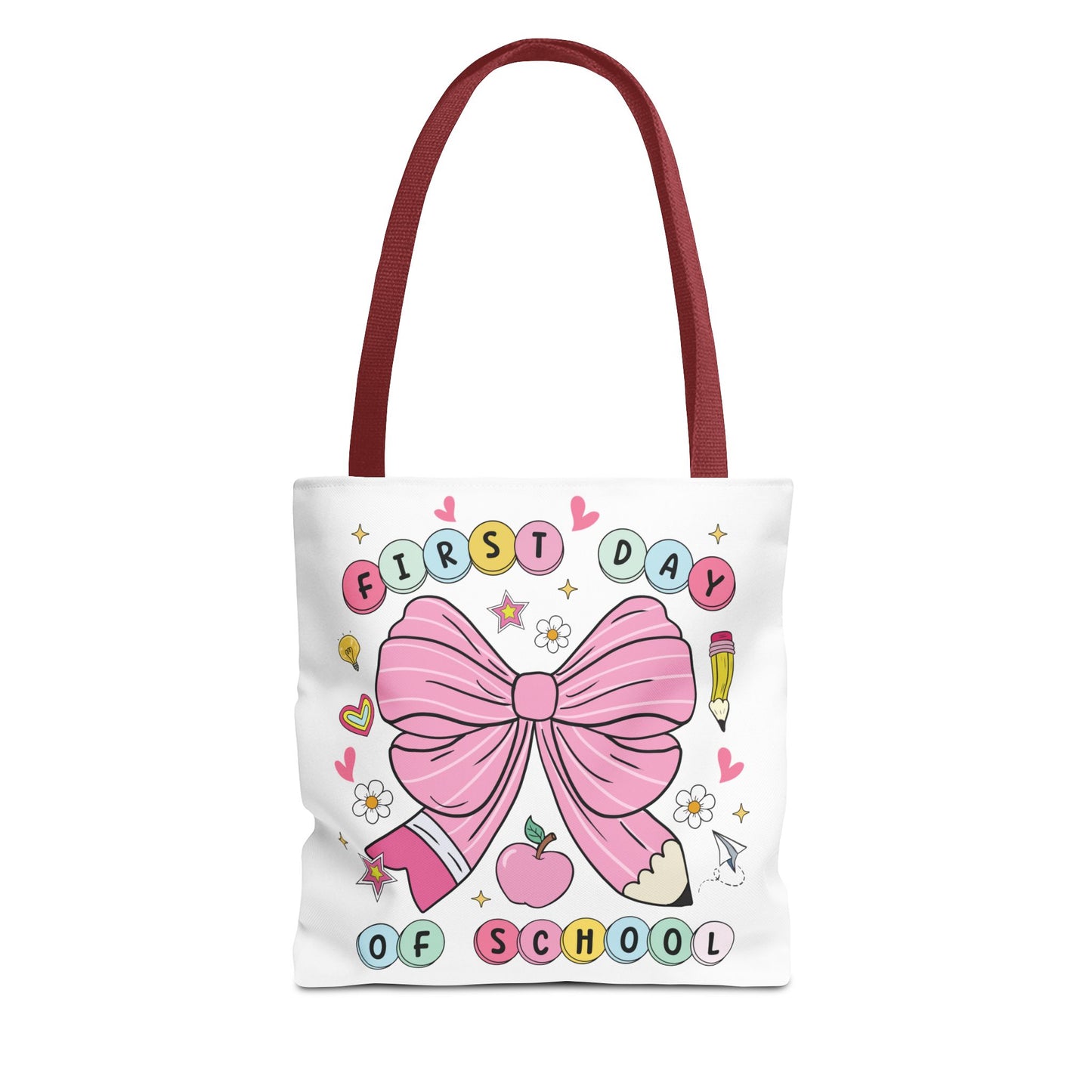 🎀 Coquette First Day of School Tote – Sweet Style for a Smart Start 📚